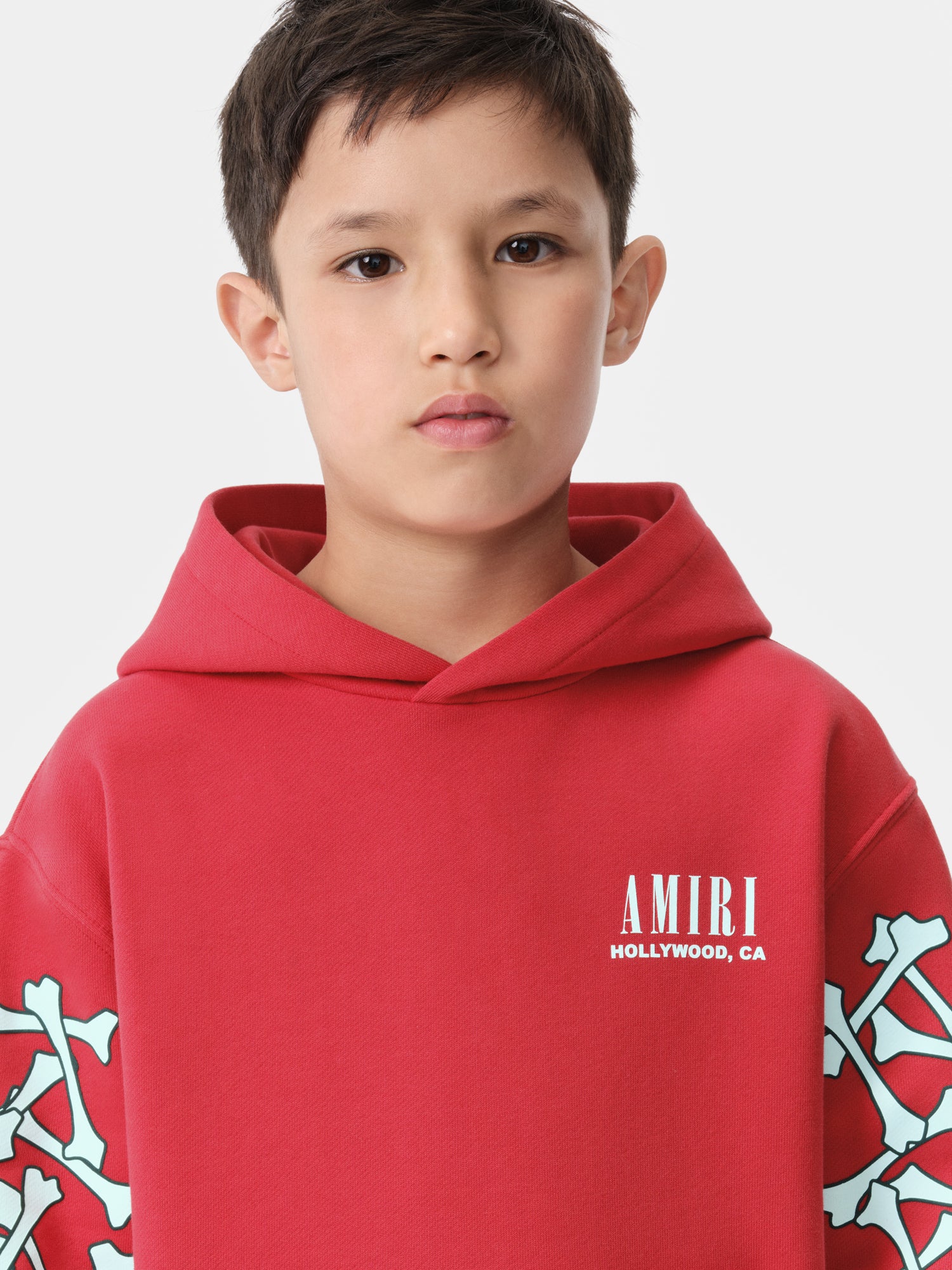 KIDS - KIDS' BONES HOODIE - Red - Image 5