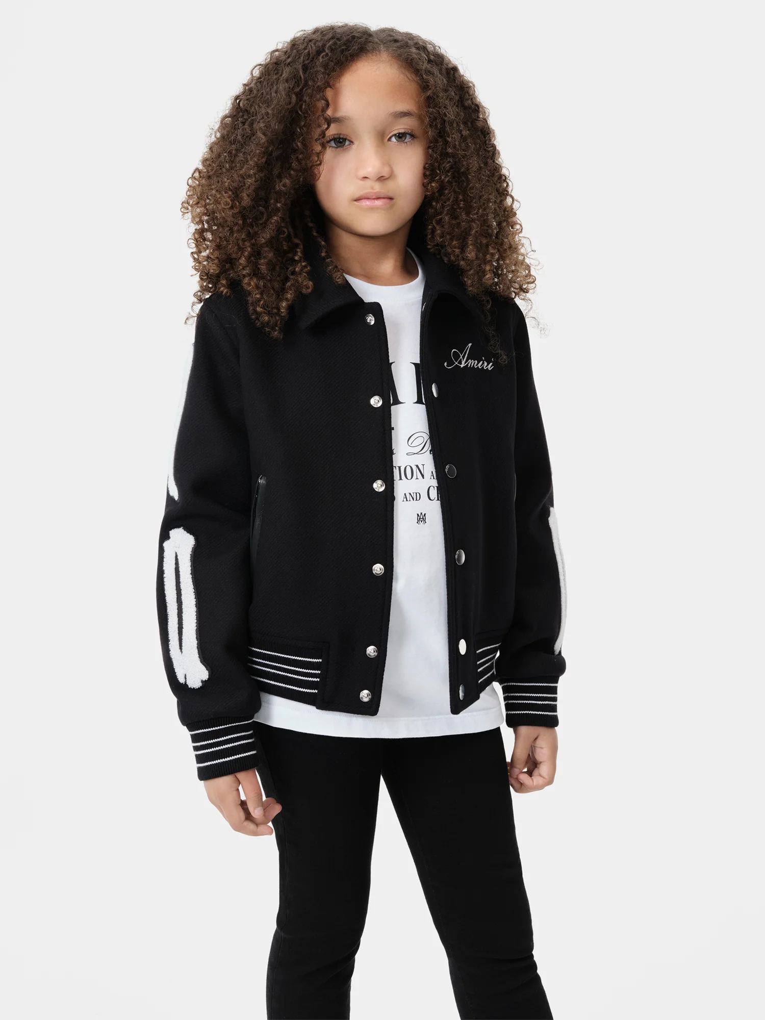 KIDS - KIDS' BONES JACKET - Black - Image 3