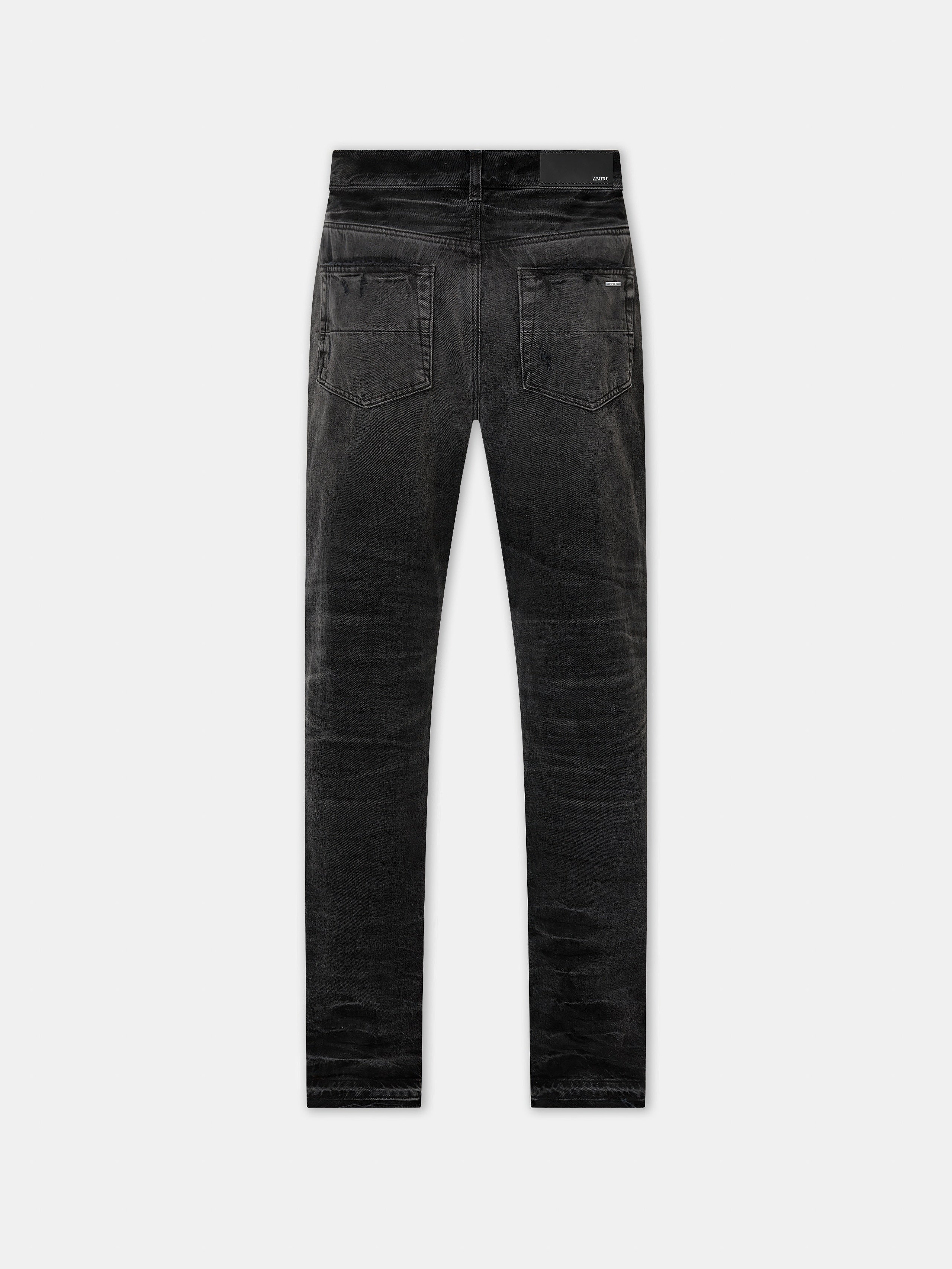 LEATHER STRAIGHT MX1 JEAN - Vintage Black - Image 3