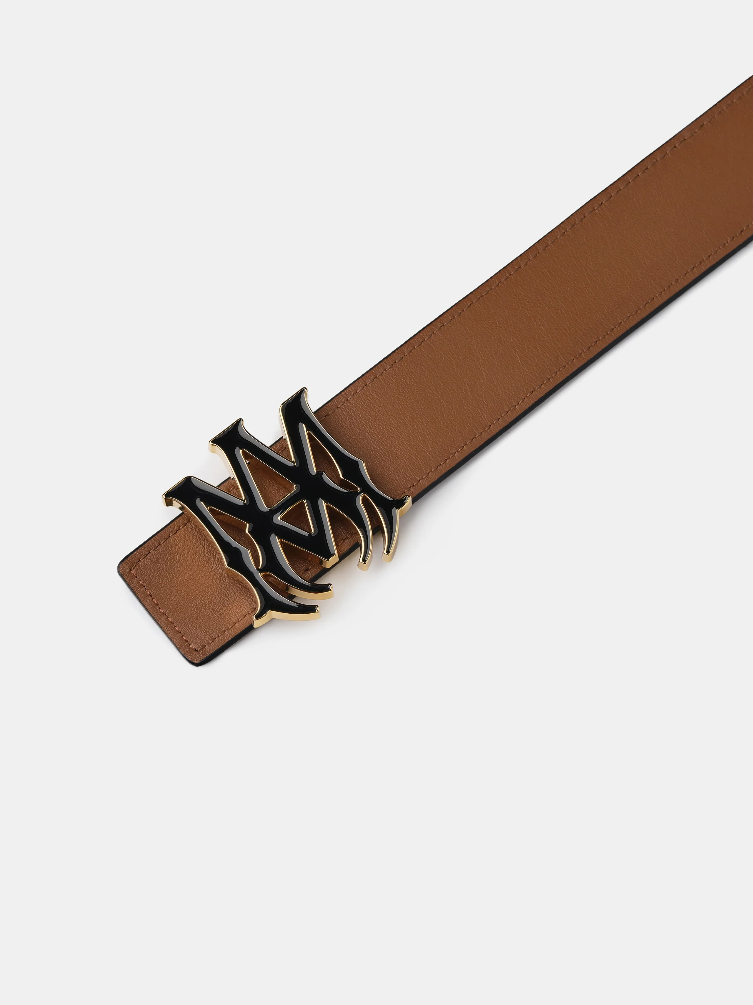 MA 4CM ENAMEL BELT - Black Brown - Image 3