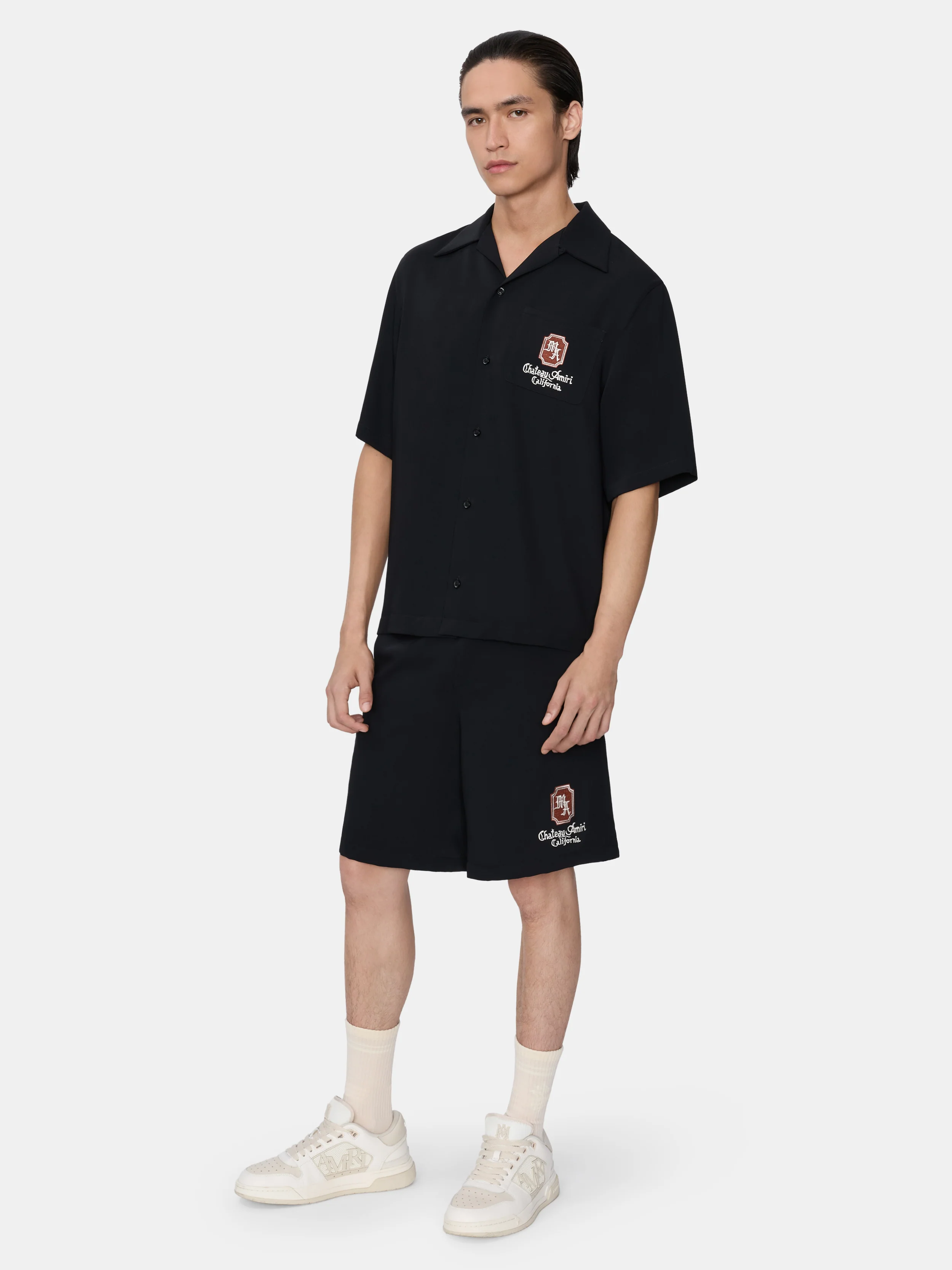 MA CHATEAU CAMP SHIRT - Black - Image 3