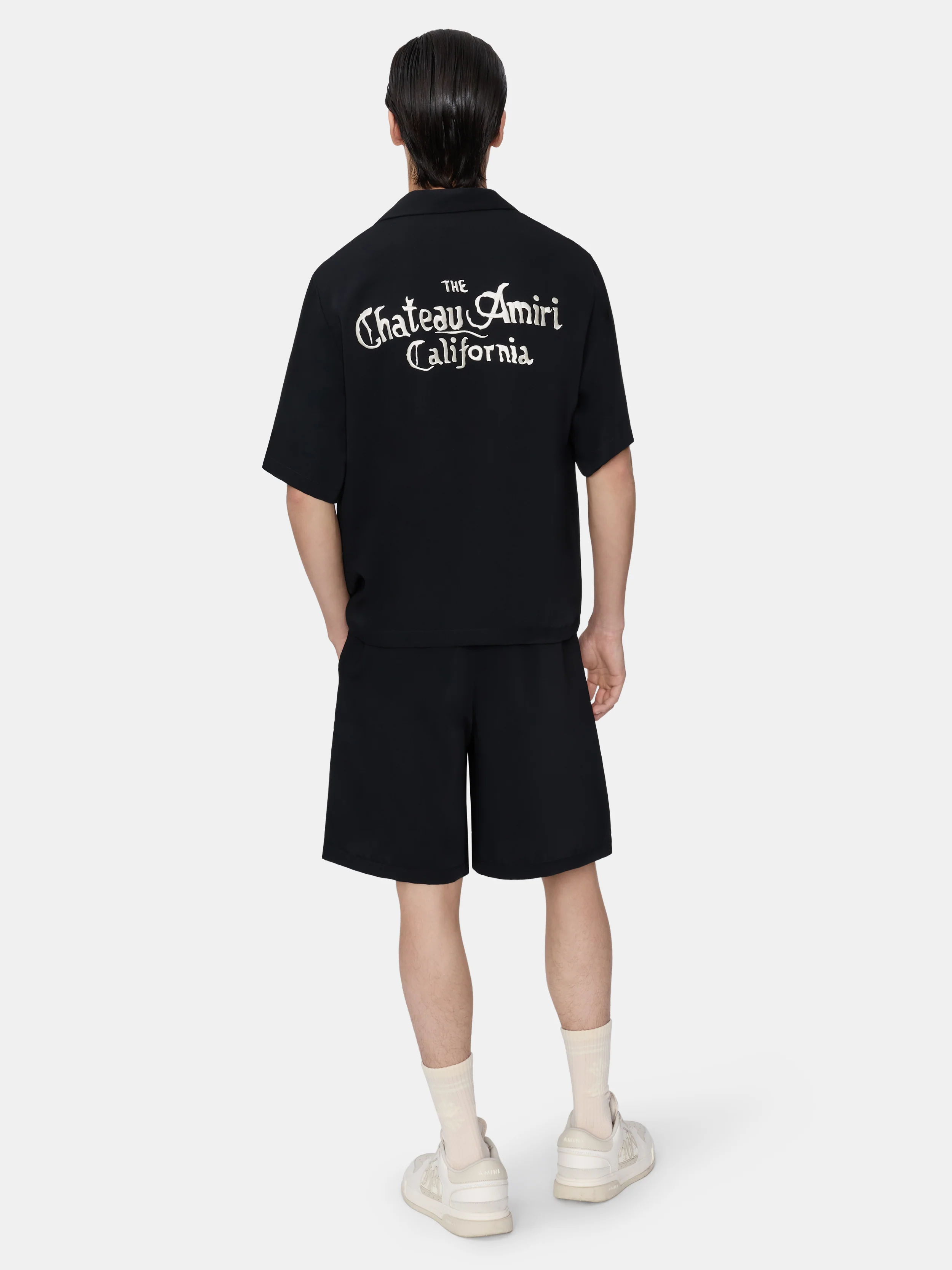 MA CHATEAU CAMP SHIRT - Black - Image 4