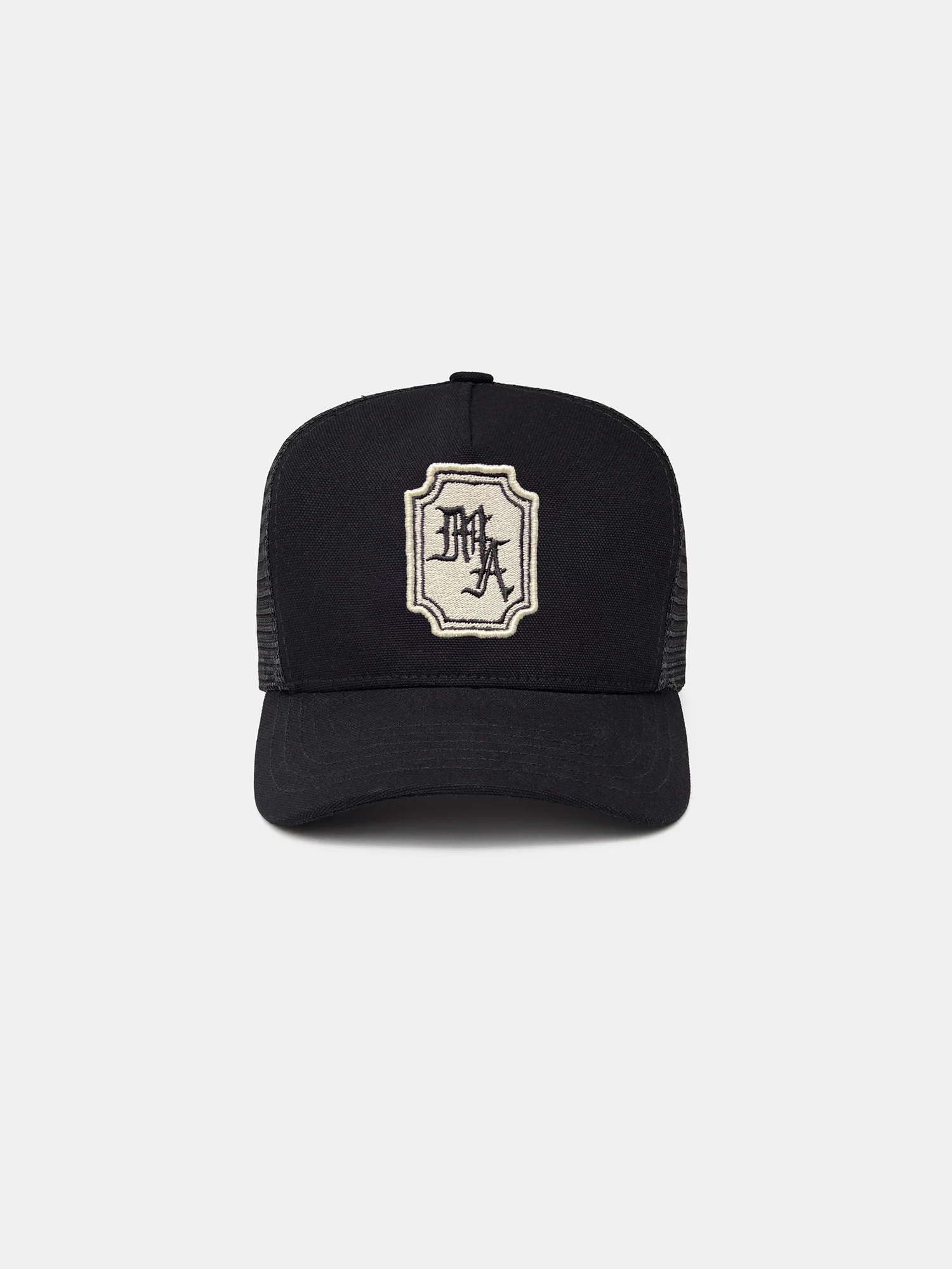 MA CHATEAU COTTON TRUCKER HAT - Black