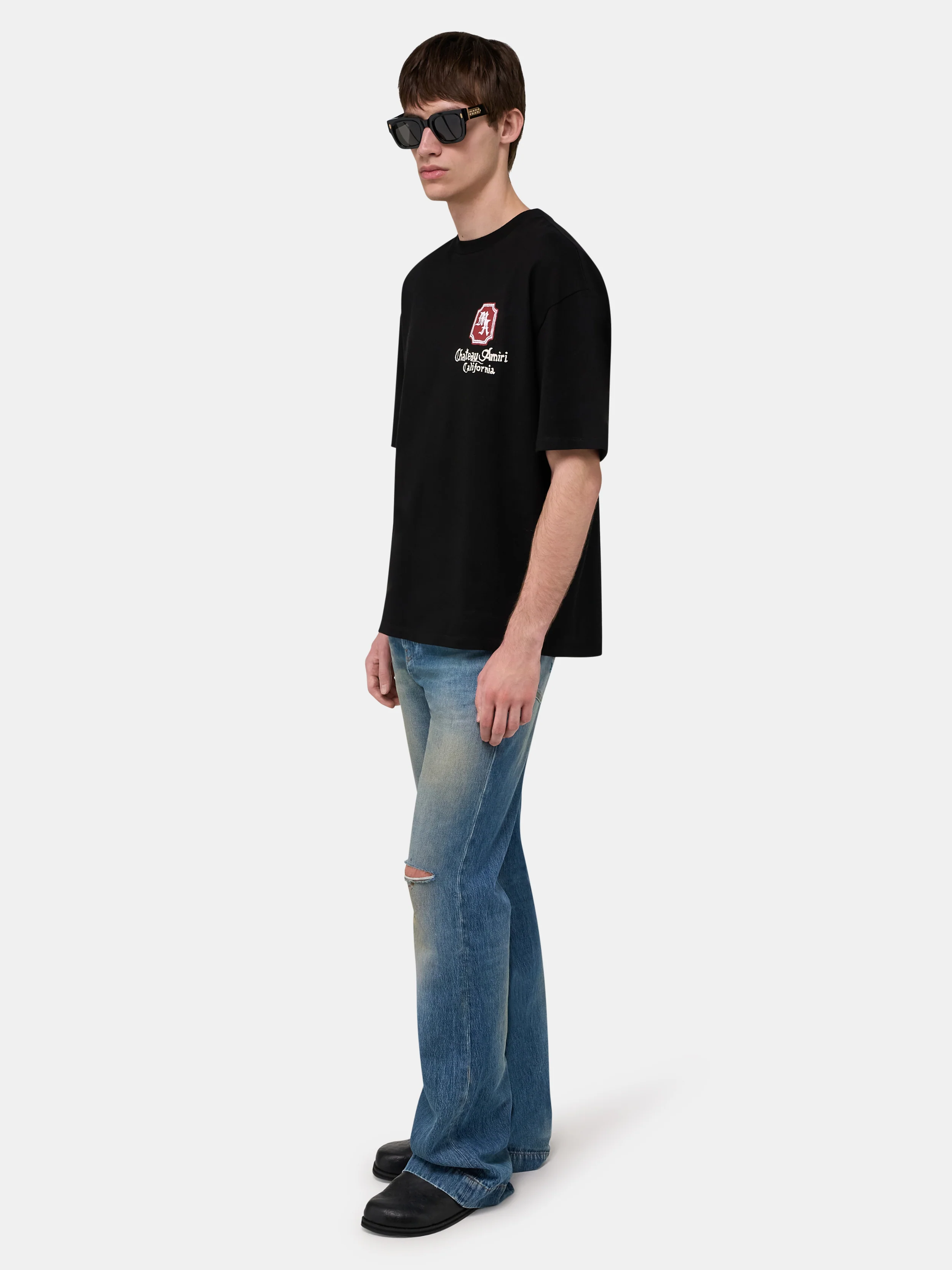 MA CHATEAU OVERSIZED TEE - Black - Image 3