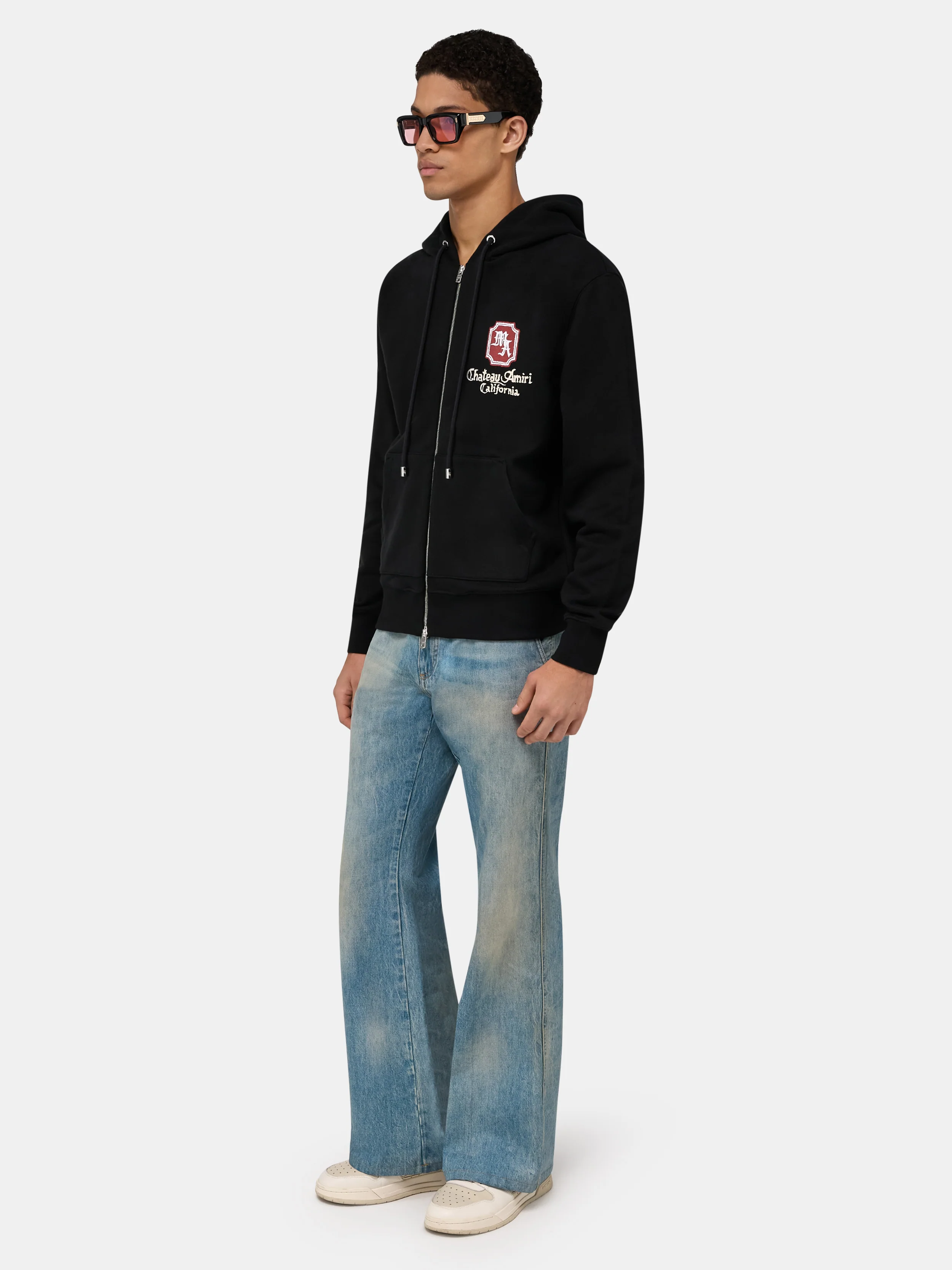 MA CHATEAU ZIP HOODIE - Black - Image 3