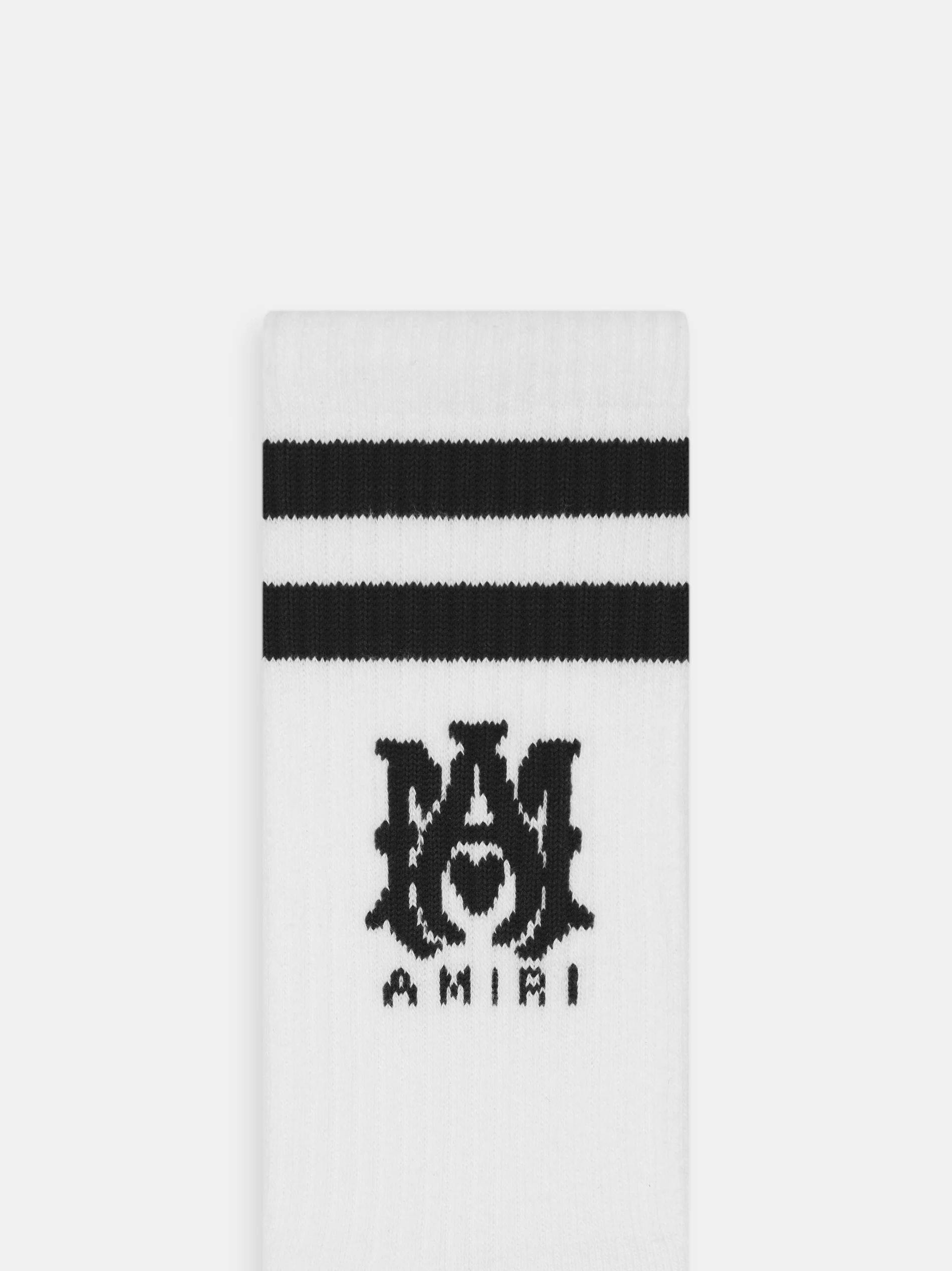 MA CORE LOGO SOCKS - White Black - Image 3