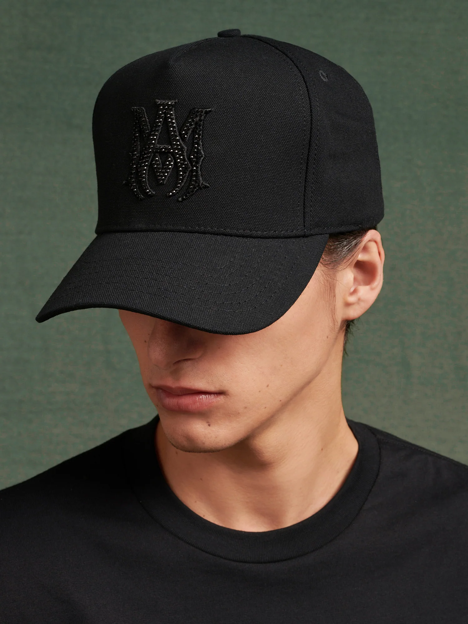 MA CRYSTAL CANVAS HAT - Black Black - Image 2