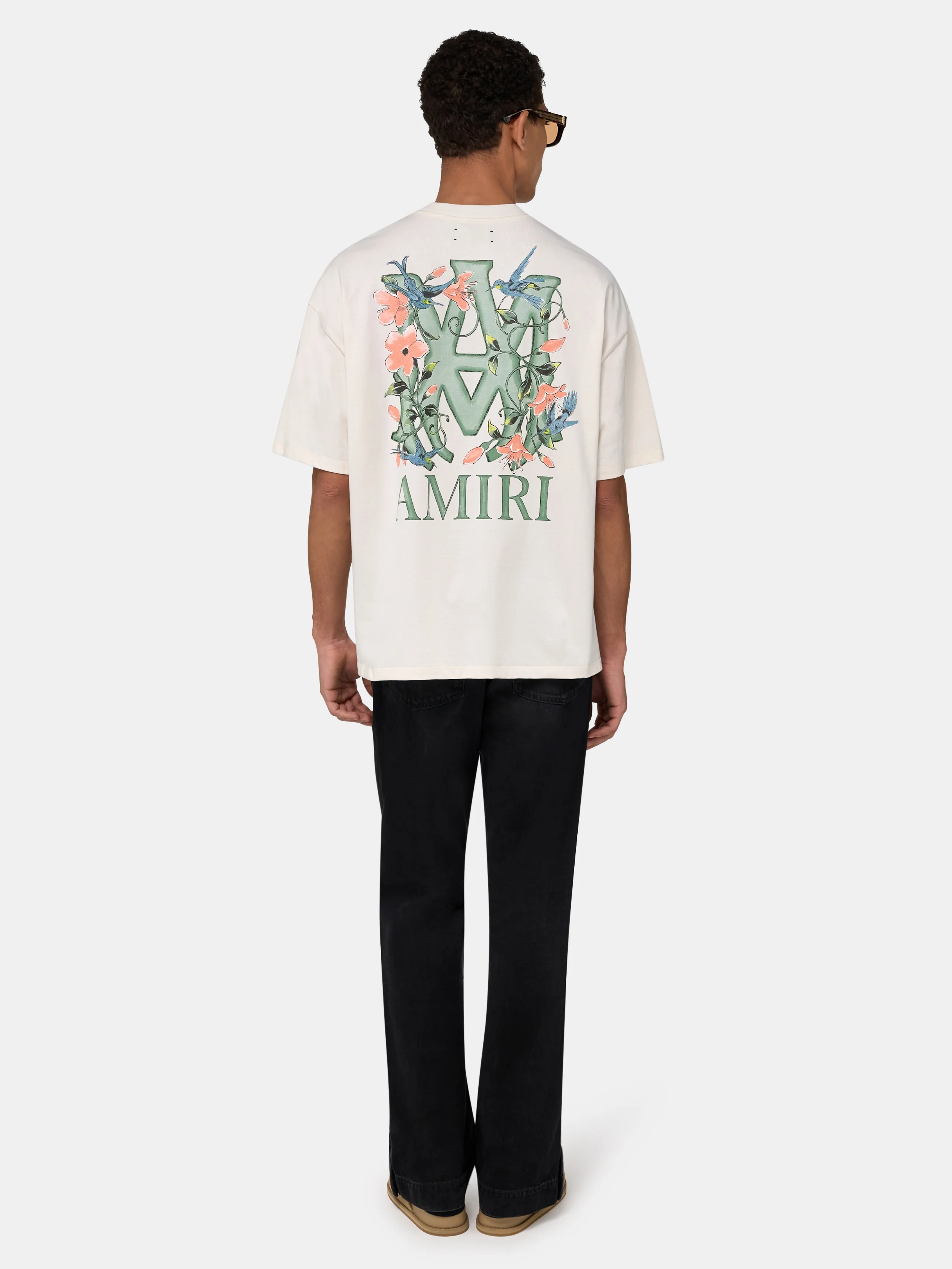 MA FLORAL OVERSIZED TEE - Ivory - Image 4
