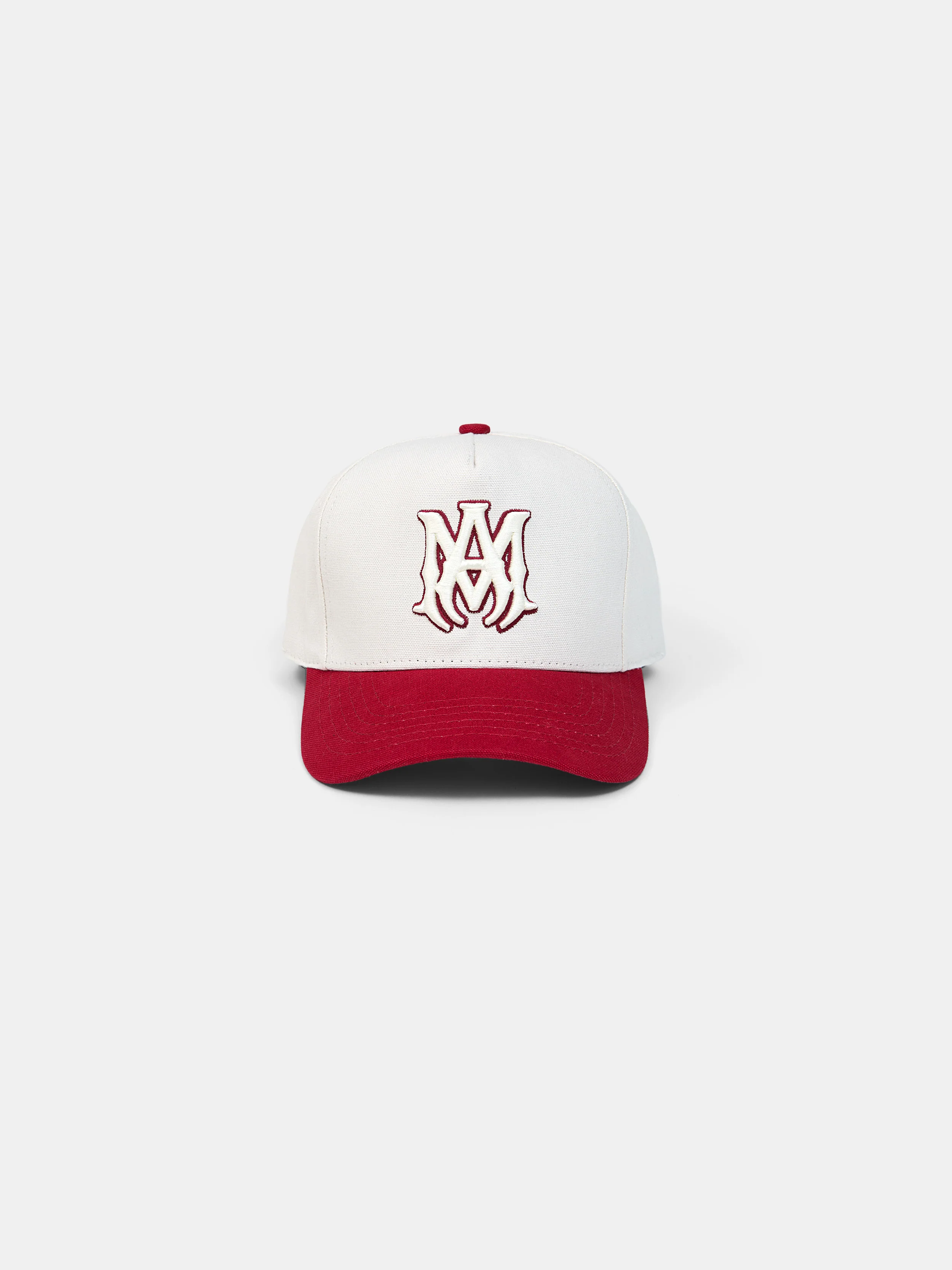 MA OUTLINE TWO TONE CANVAS HAT - Red Rose