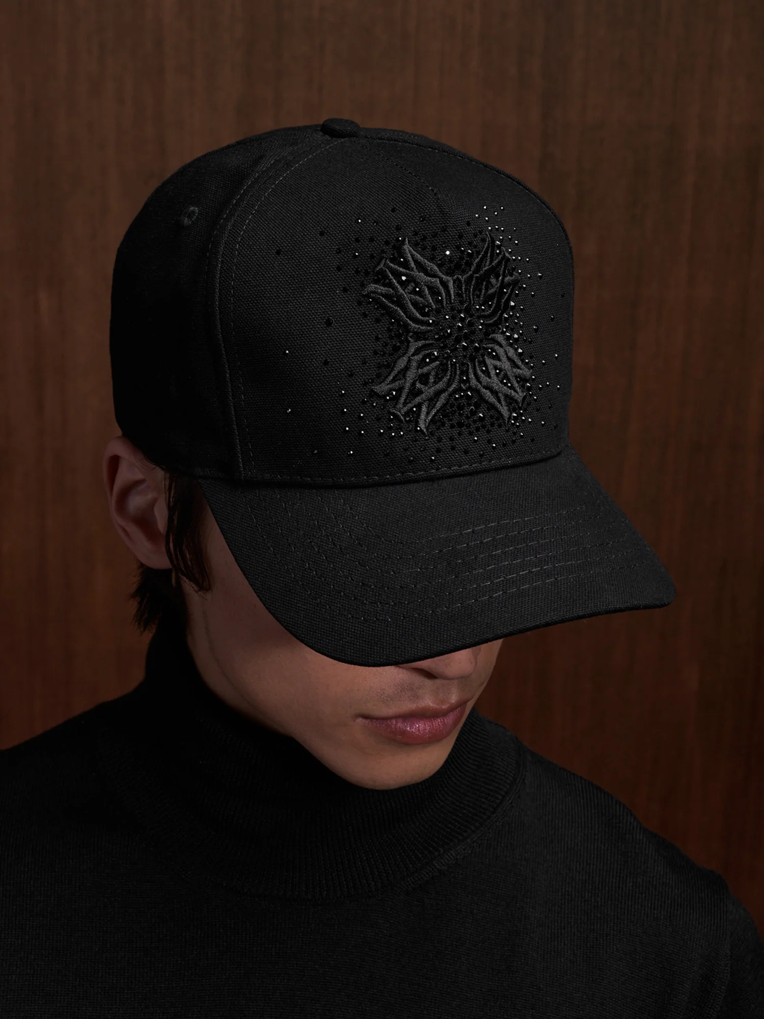MA QUAD CRYSTAL CANVAS HAT - Black - Image 2