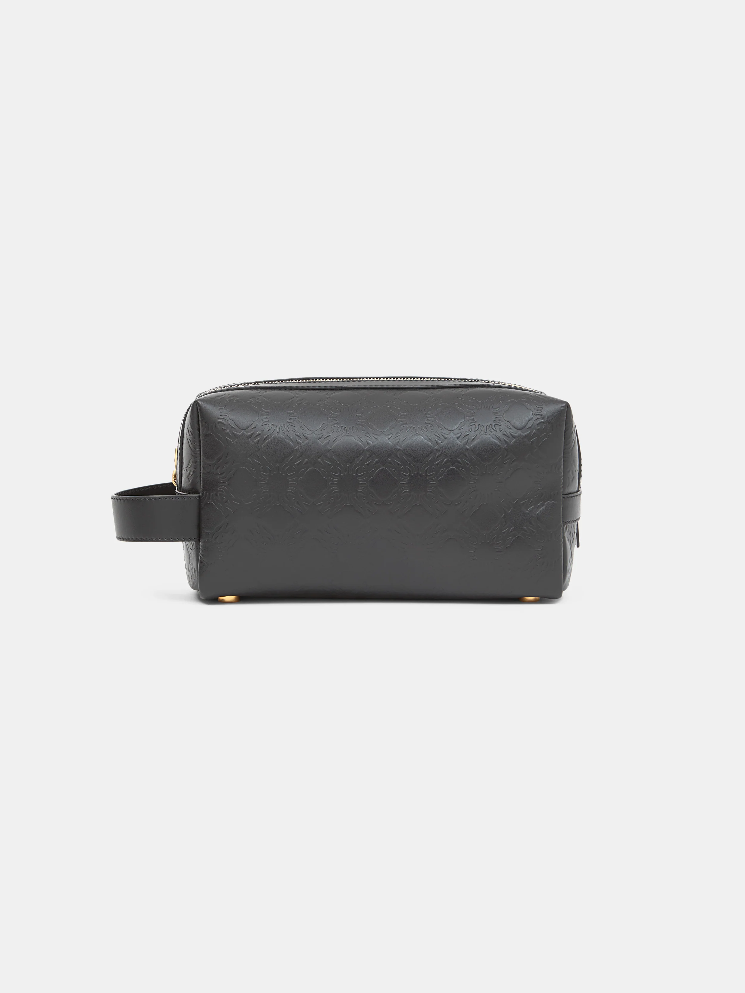 MA QUAD LEATHER DOPP KIT - Black - Image 2