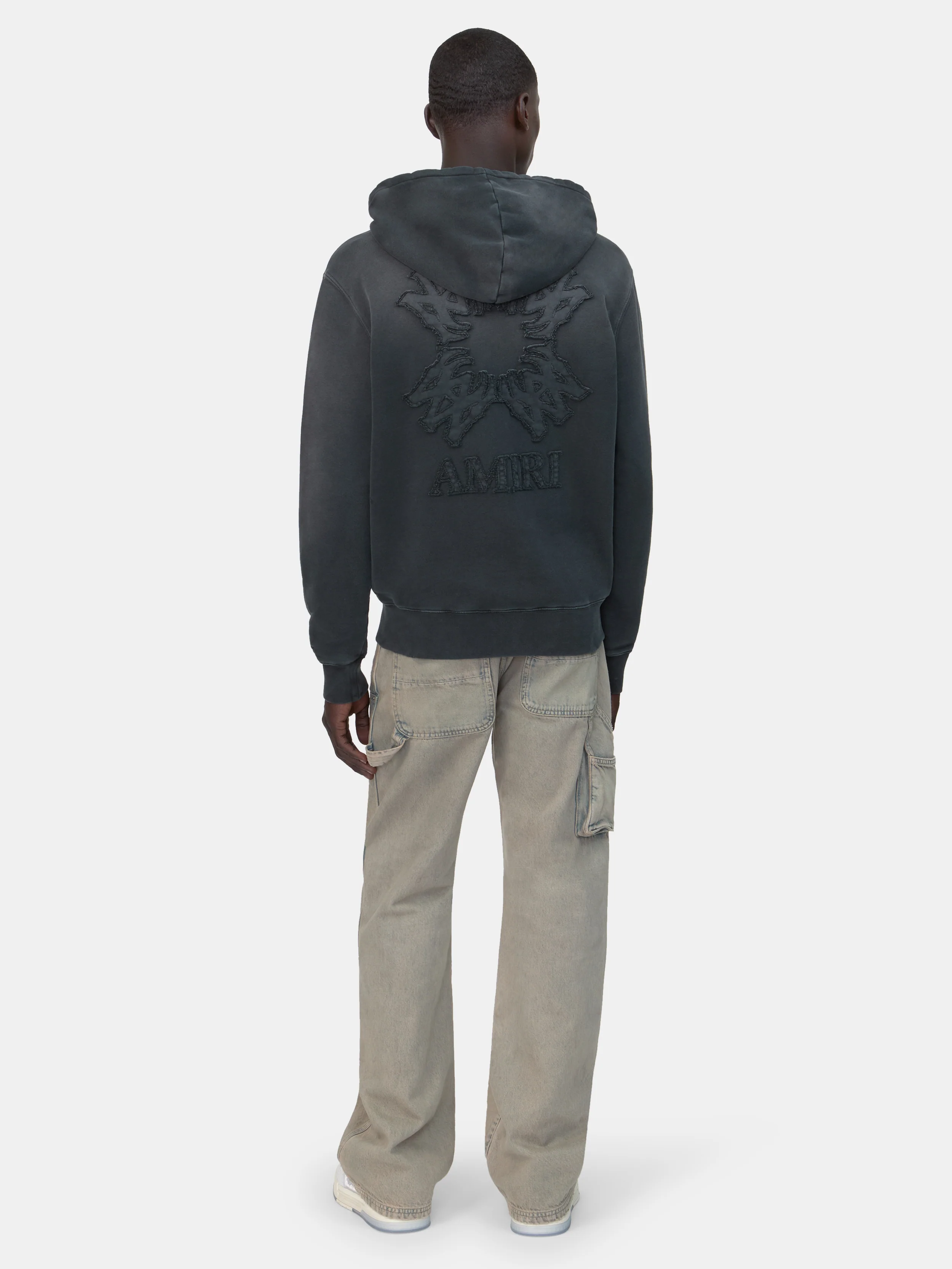 MA QUAD ZIP HOODIE - Black - Image 4