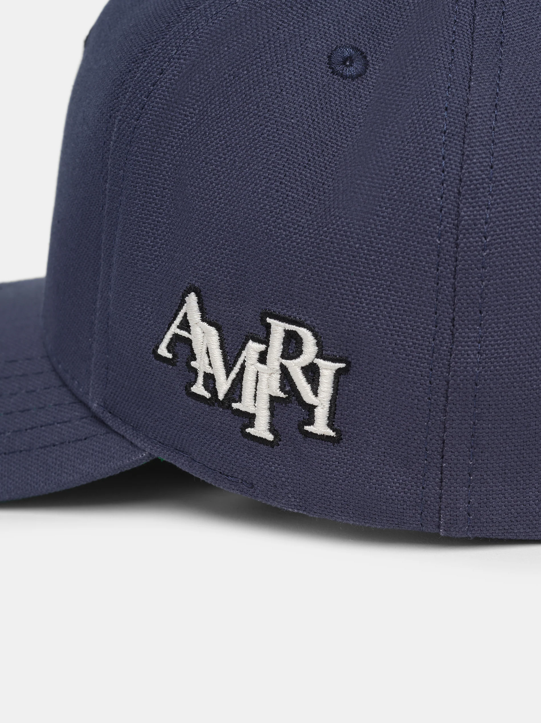 MA STAGGERED AMIRI FULL CANVAS HAT - Navy Off White - Image 5