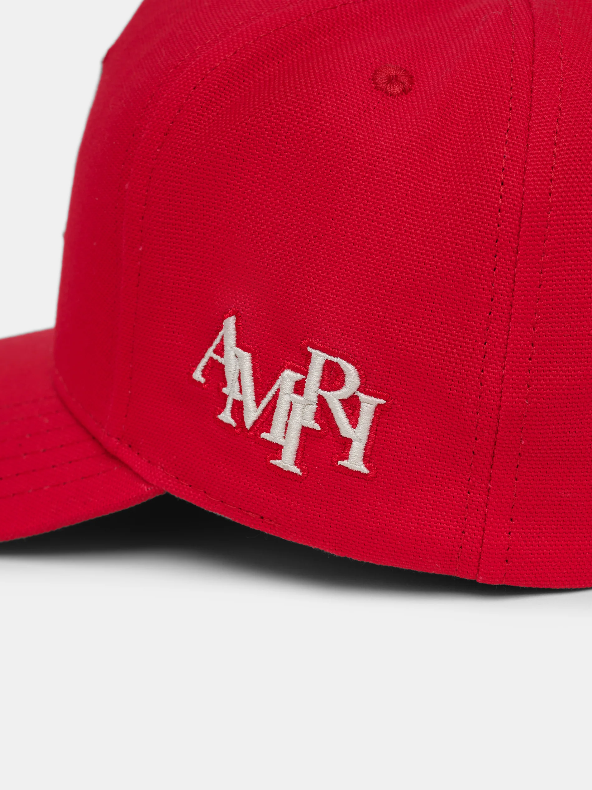 MA STAGGERED AMIRI FULL CANVAS HAT - Red - Image 5