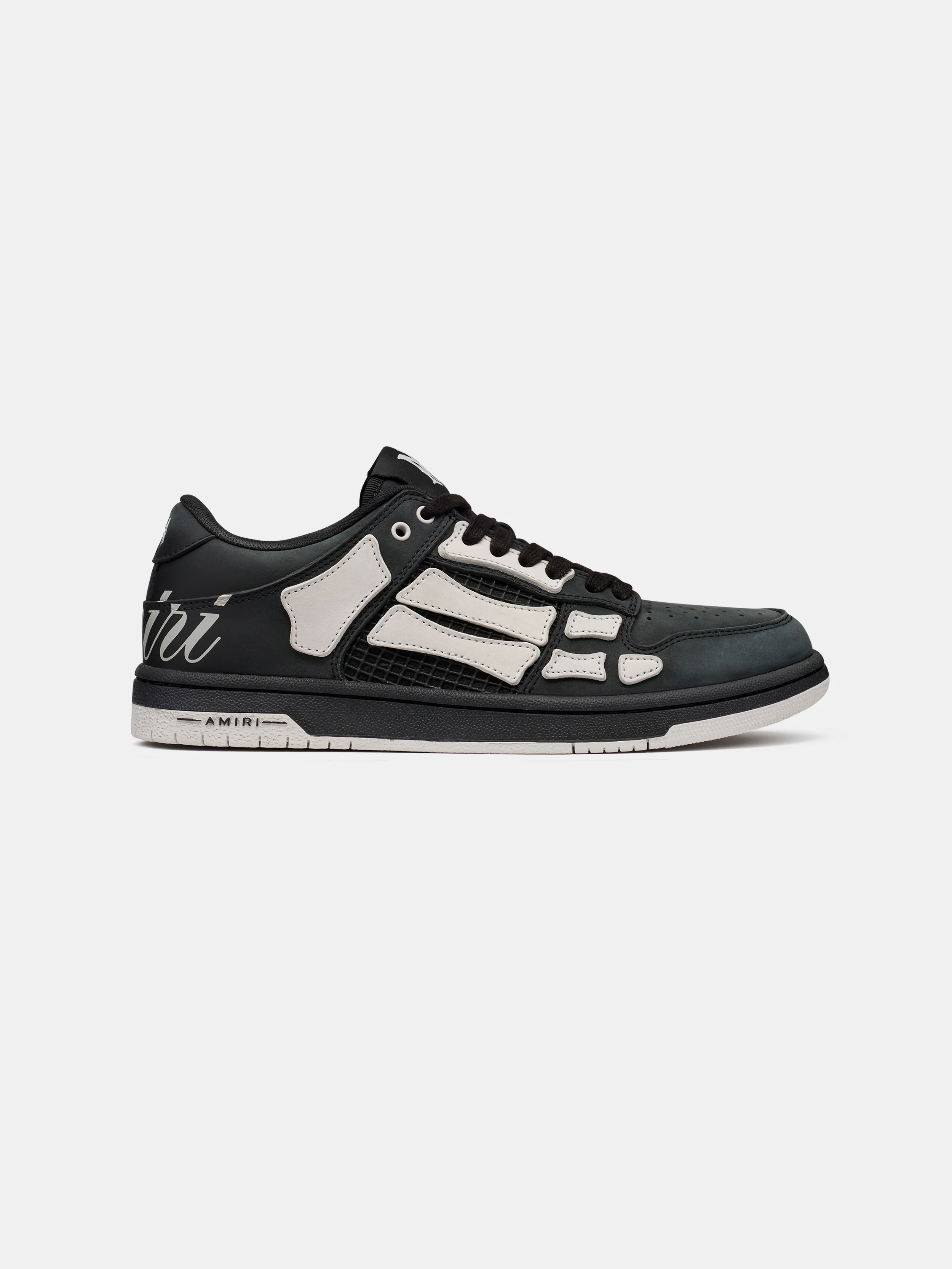 SCRIPT SKEL TOP LOW - BLACK