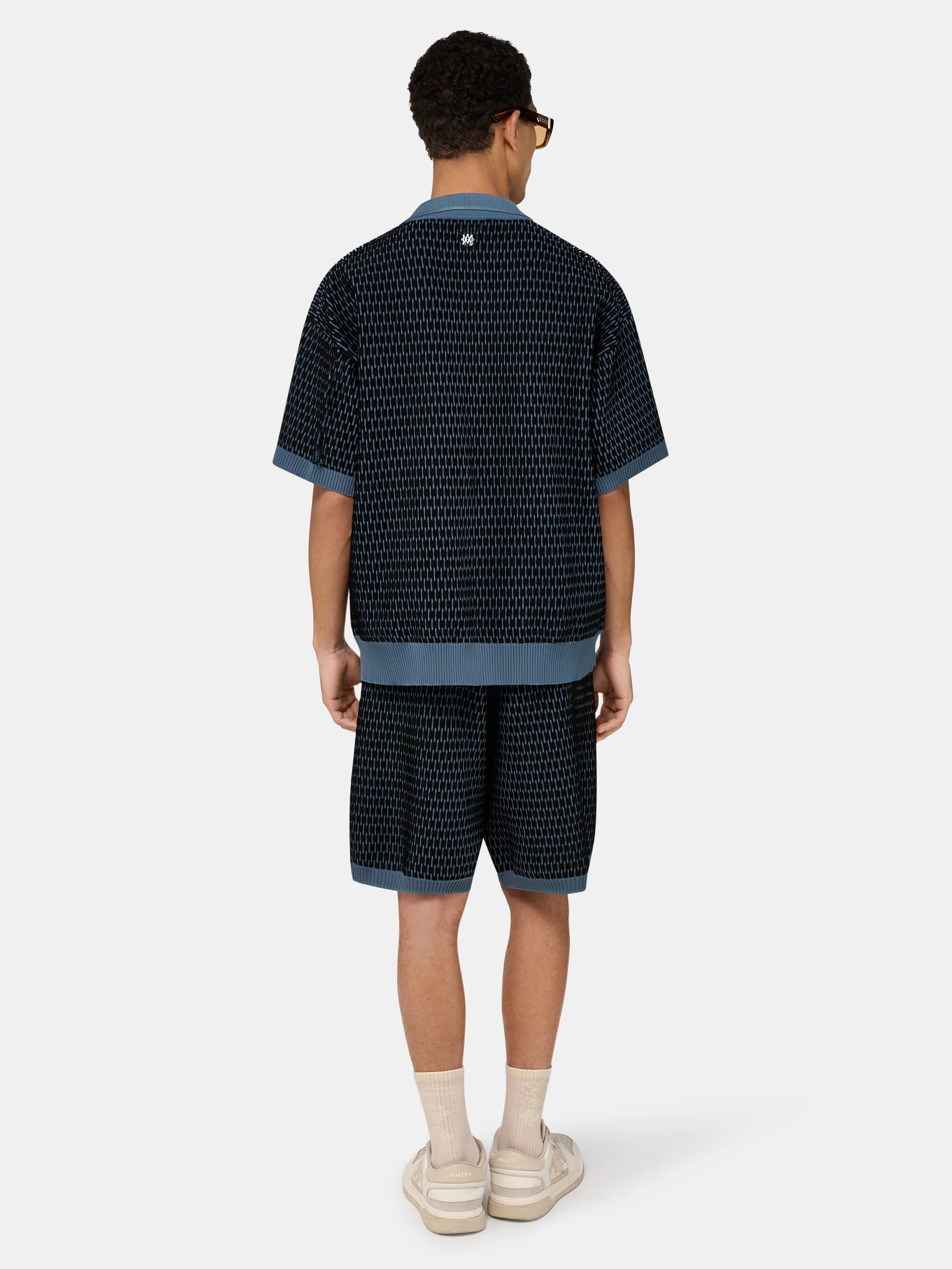 STRIPED SHORT - Blue - Image 4