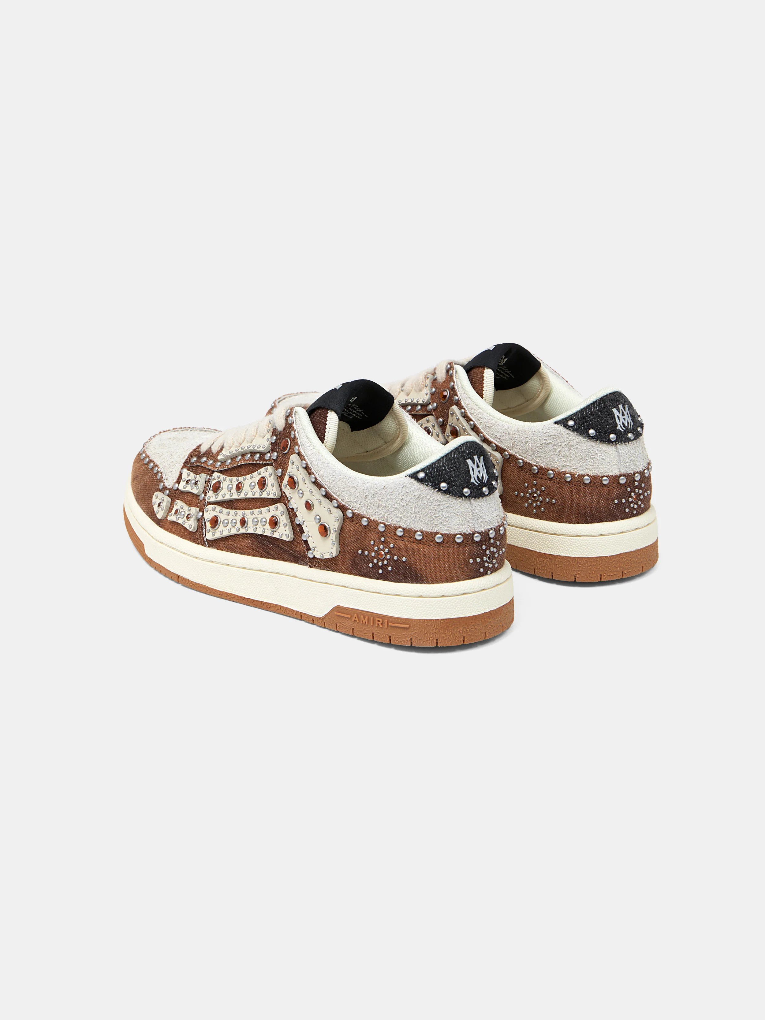 STUD SKEL TOP LOW - Dark Brown - Image 4