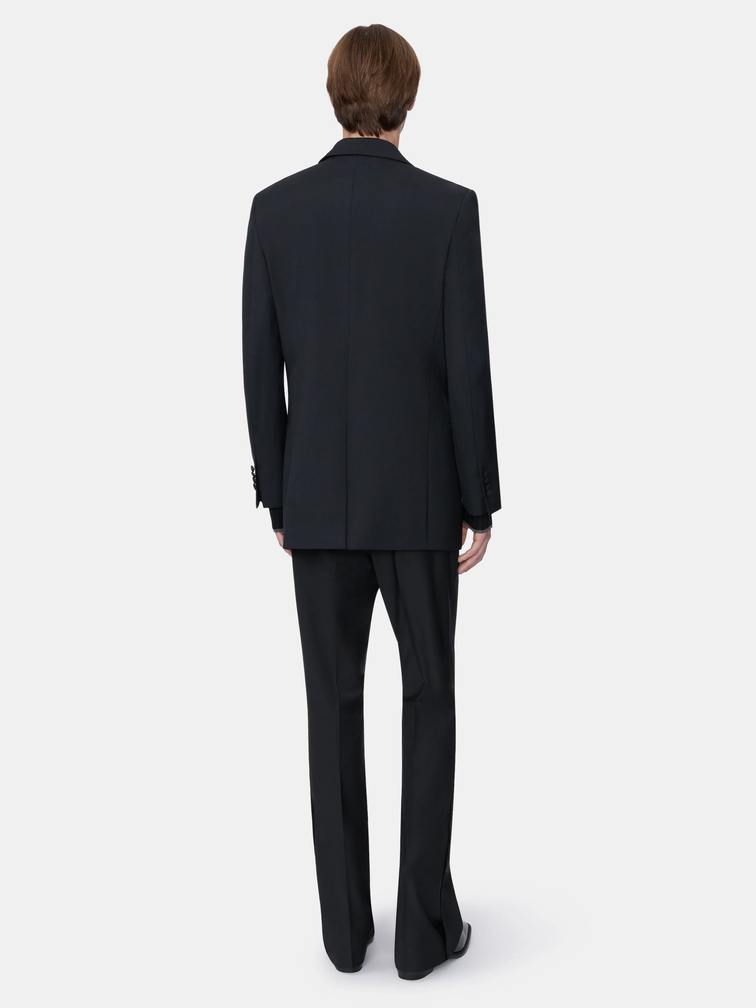 TAILORED BOOT CUT PANT - BLACK - Image 3