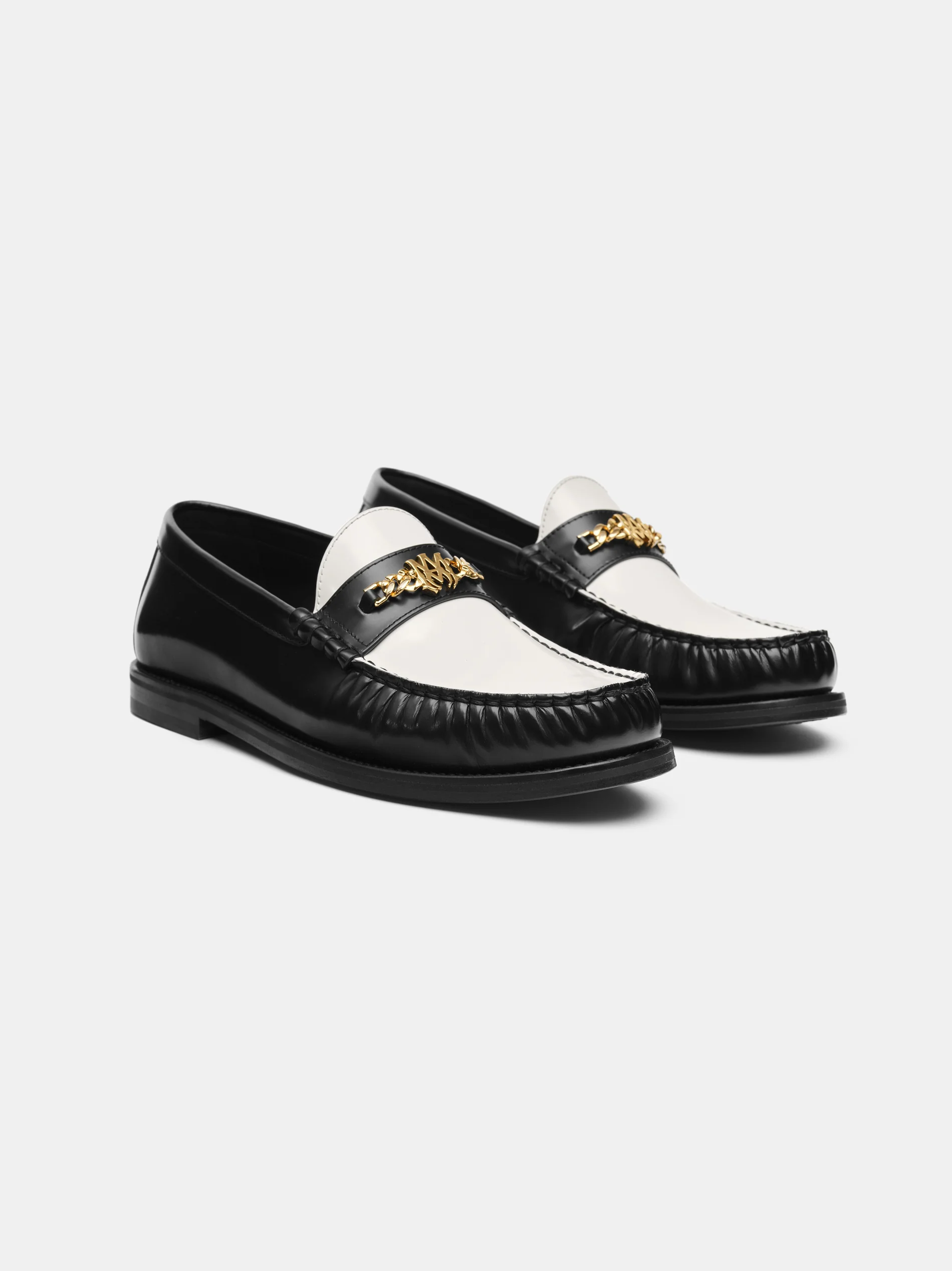 TWO TONE MA CHAIN LOAFER - Black - Image 3