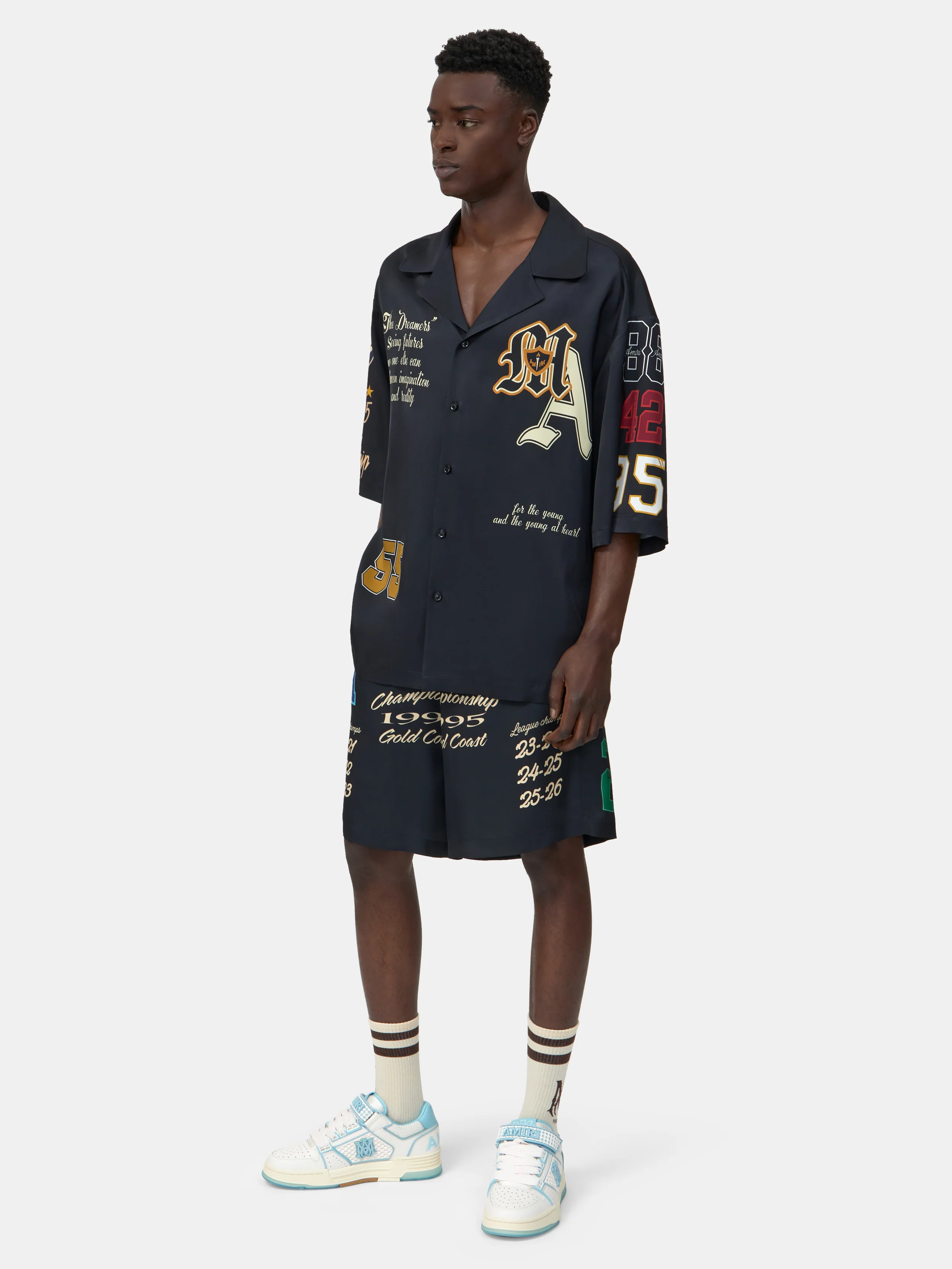 VARSITY PATCH SHORT - Black - Image 3