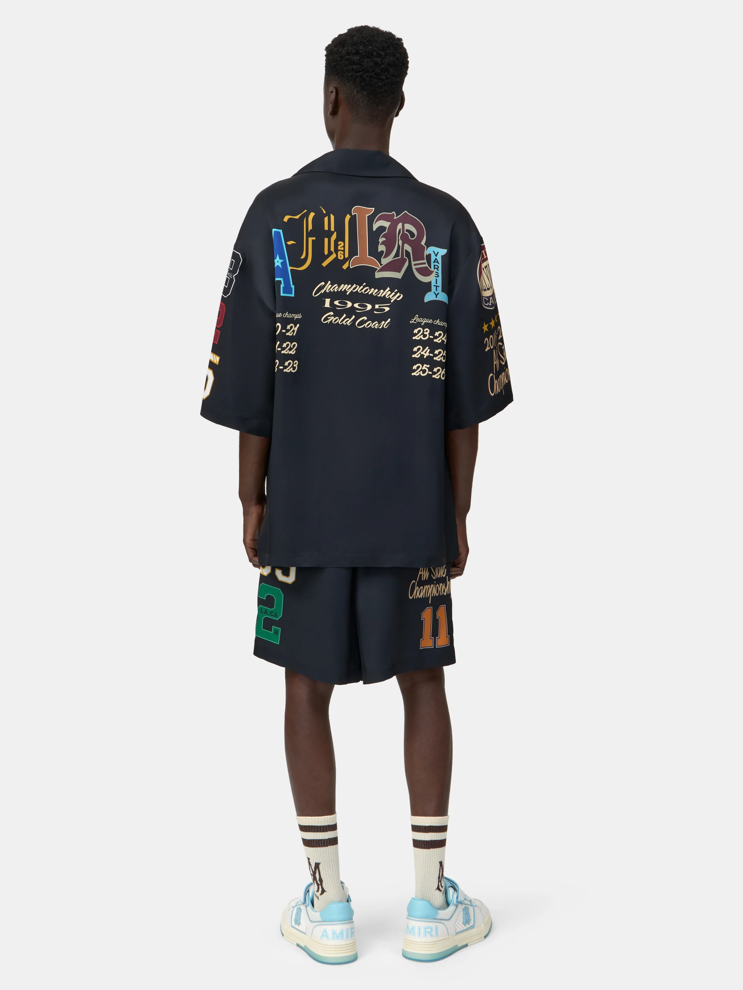 VARSITY PATCH SHORT - Black - Image 4