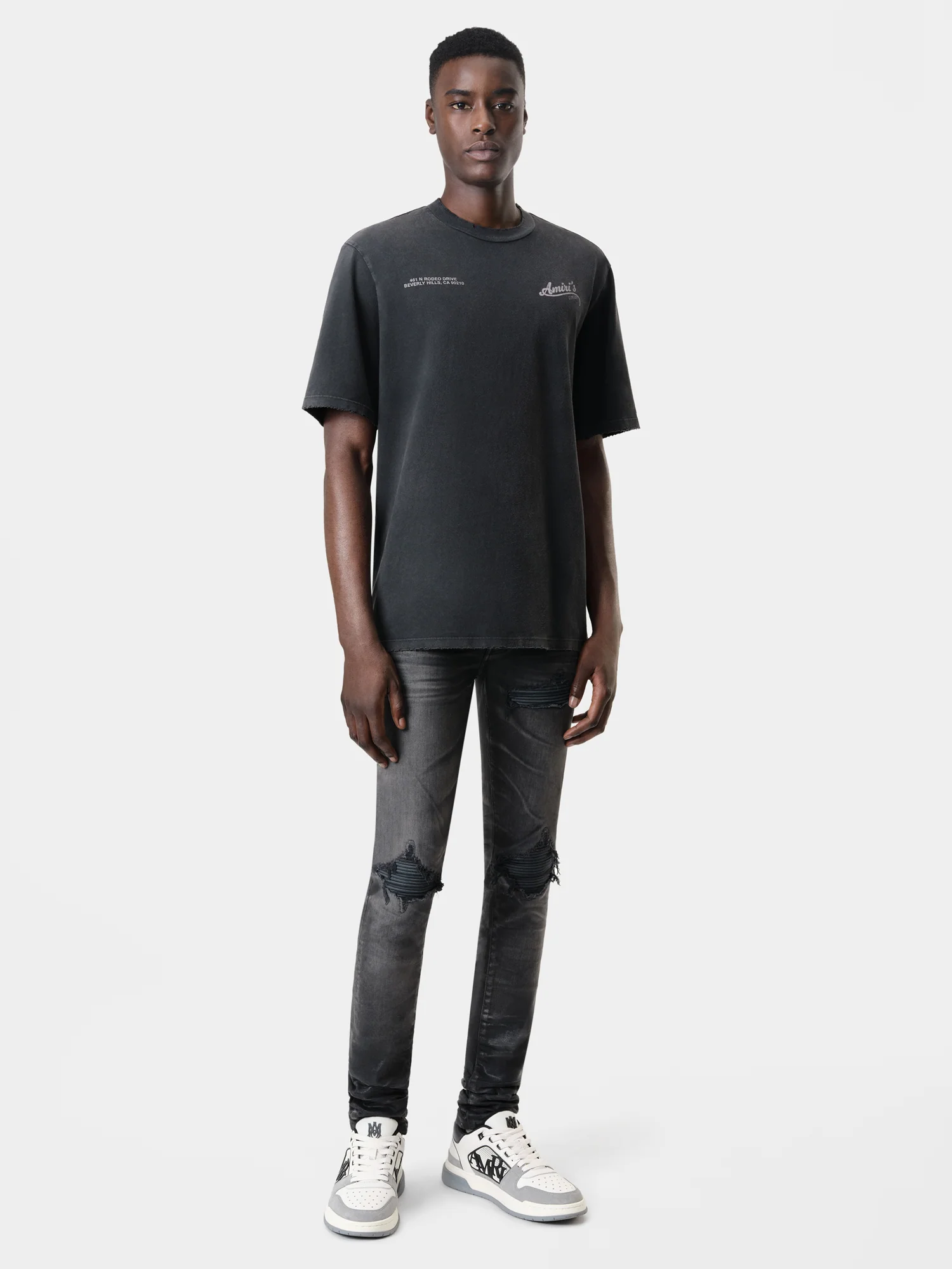 WAXED TONAL MX1 JEAN - Waxed Faded Black - Image 2