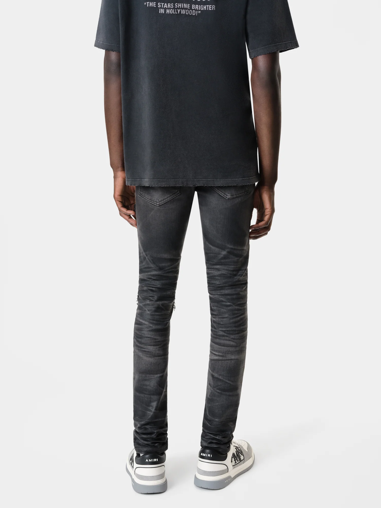WAXED TONAL MX1 JEAN - Waxed Faded Black - Image 4