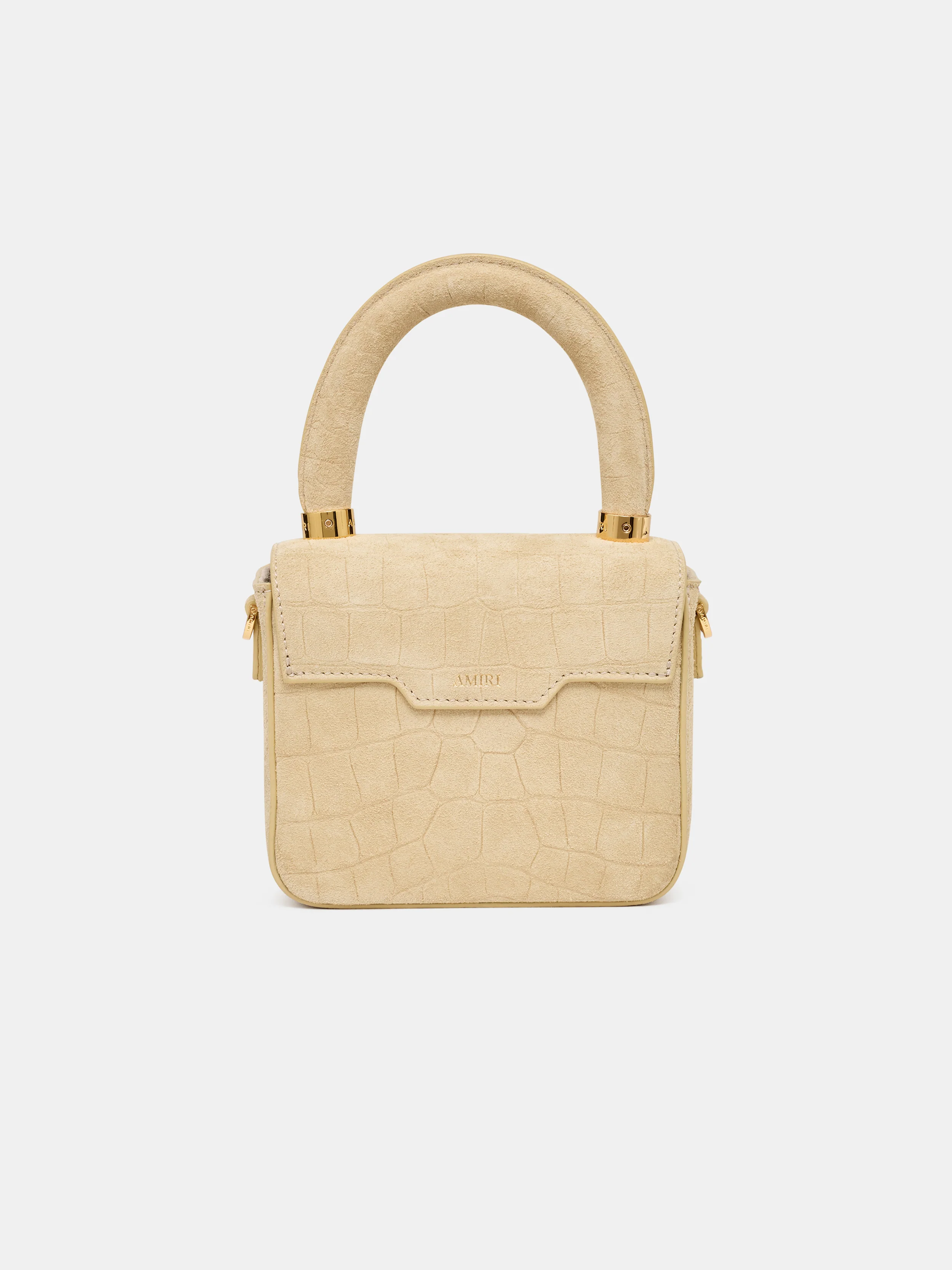 WOMEN - WOMEN'S CROC SUEDE MICRO MA BAG - Taupe - Image 2