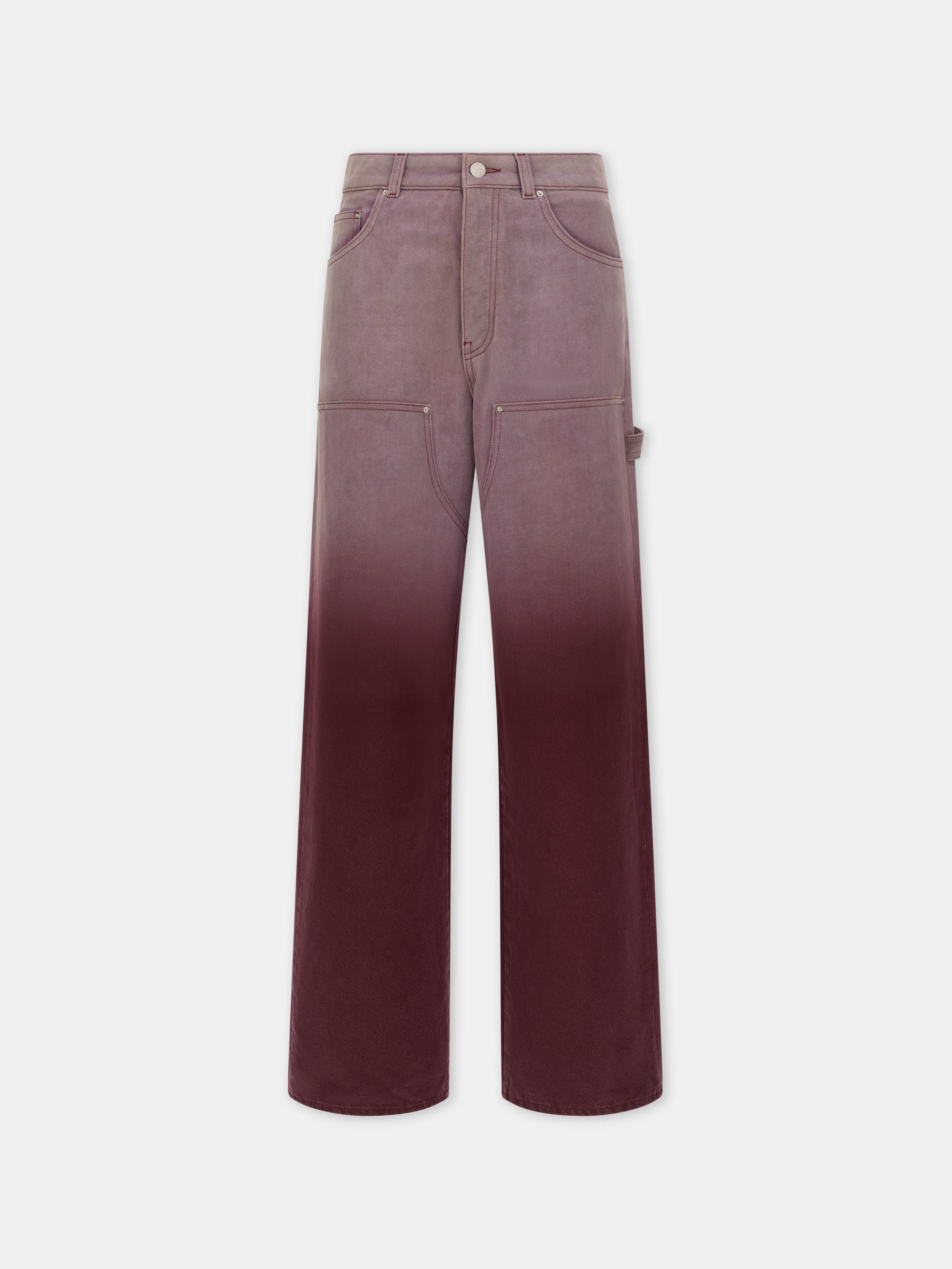 WOMEN - WOMEN'S GRADIENT CARPENTER JEAN - Terracotta