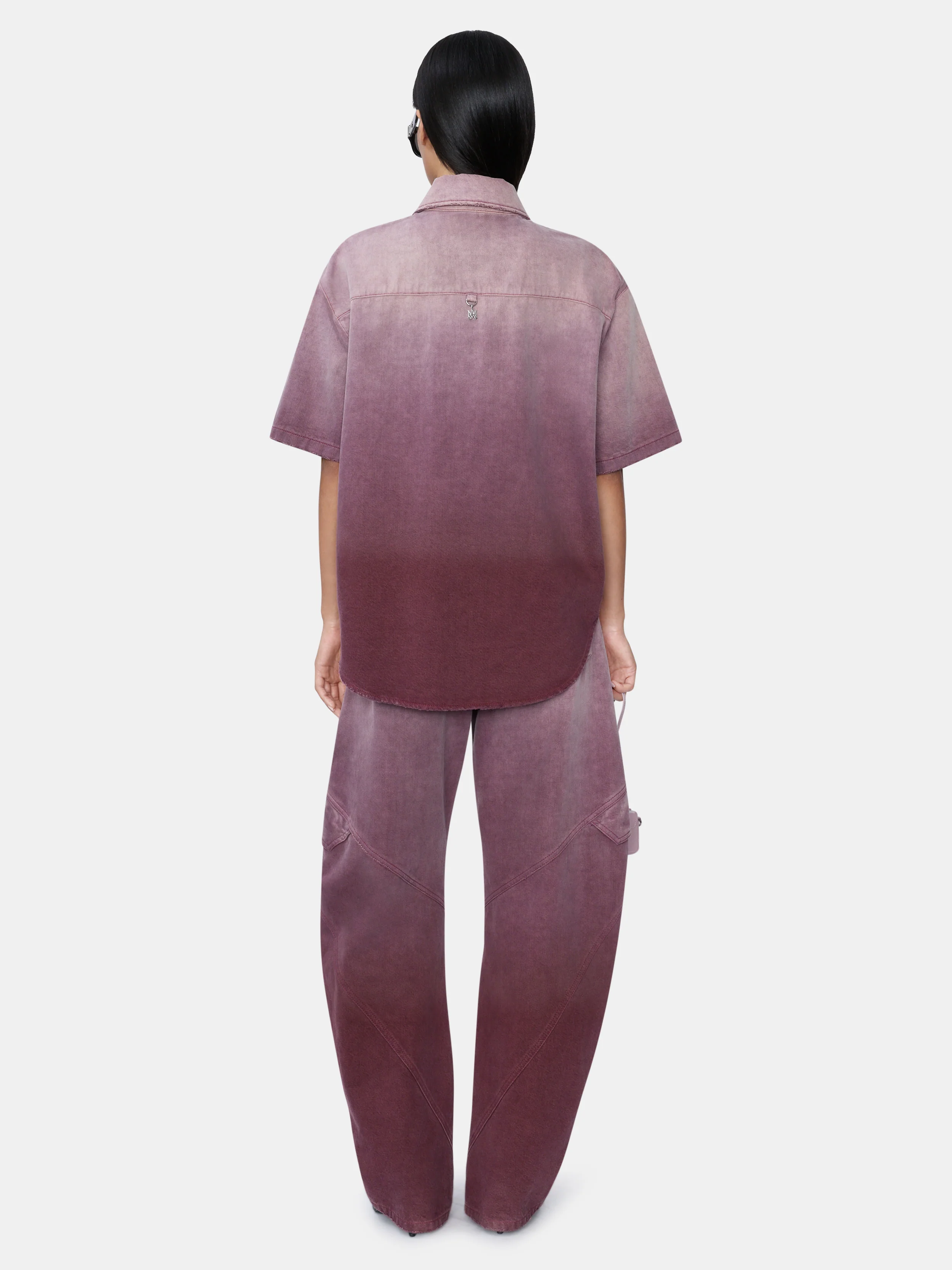 WOMEN - WOMEN'S GRADIENT DENIM SHIRT - Terracotta - Image 4