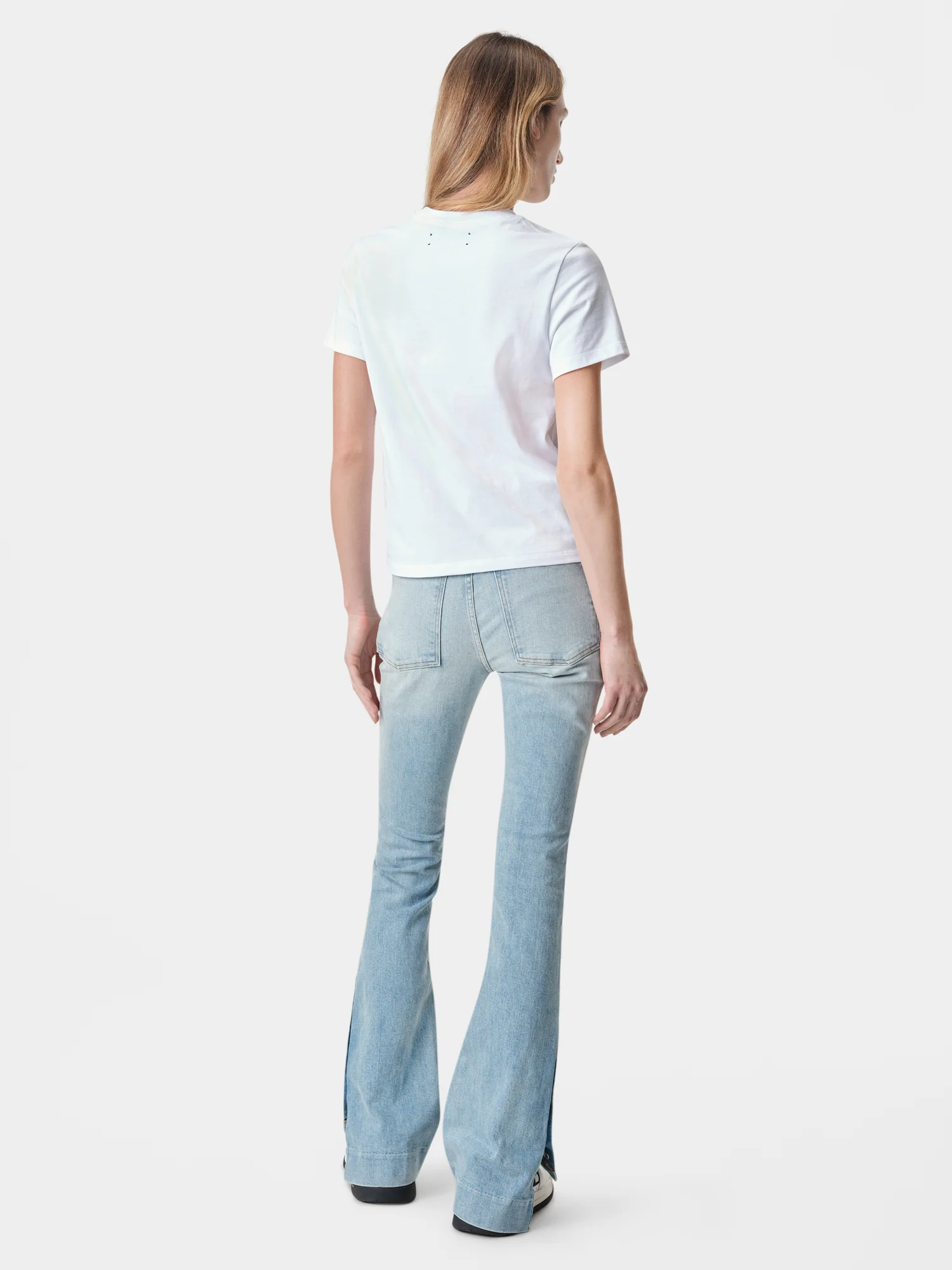 WOMEN - WOMEN'S KICK FLARE - Light Indigo - Image 5