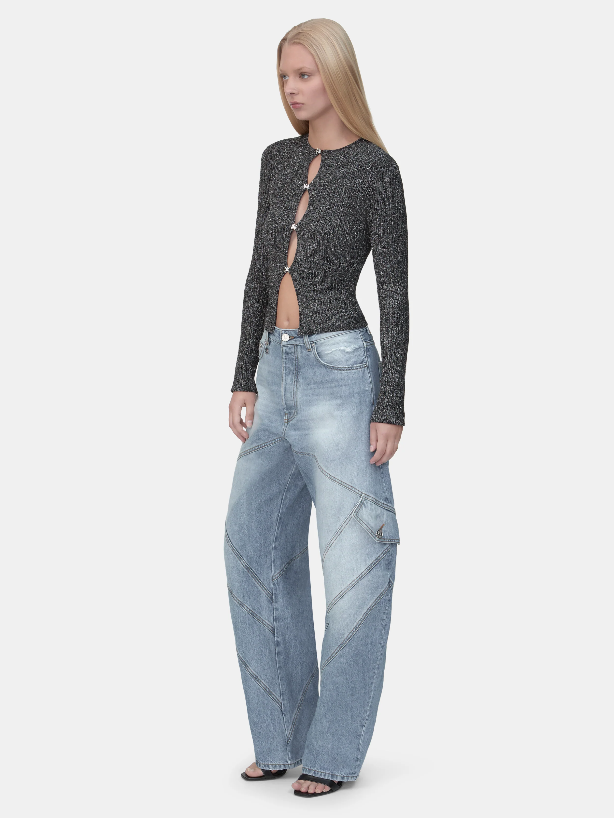 WOMEN - WOMEN'S MA HARDWARE CARDIGAN - Black - Image 3