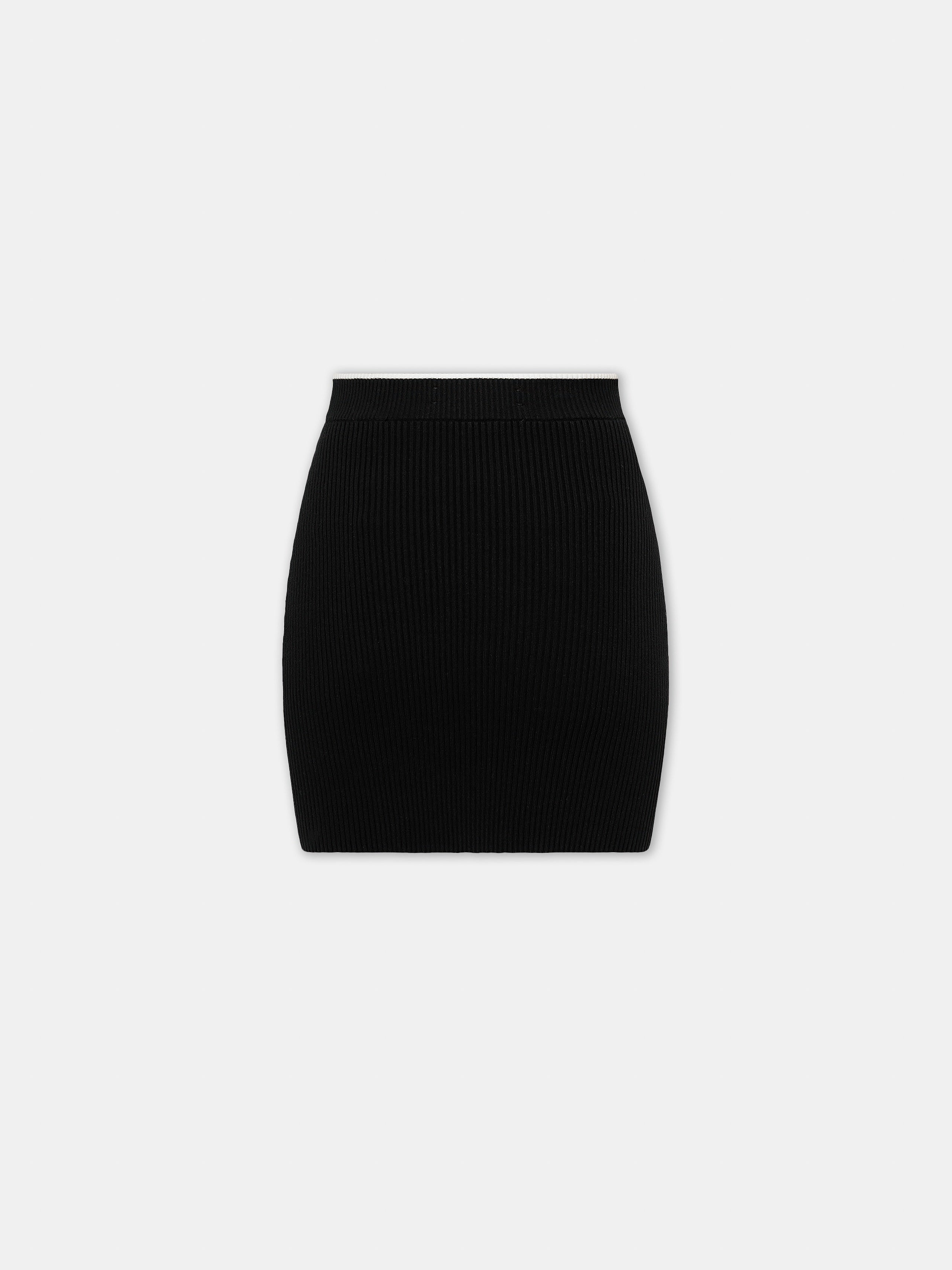 WOMEN - WOMEN'S MA MINI SKIRT - Black - Image 3