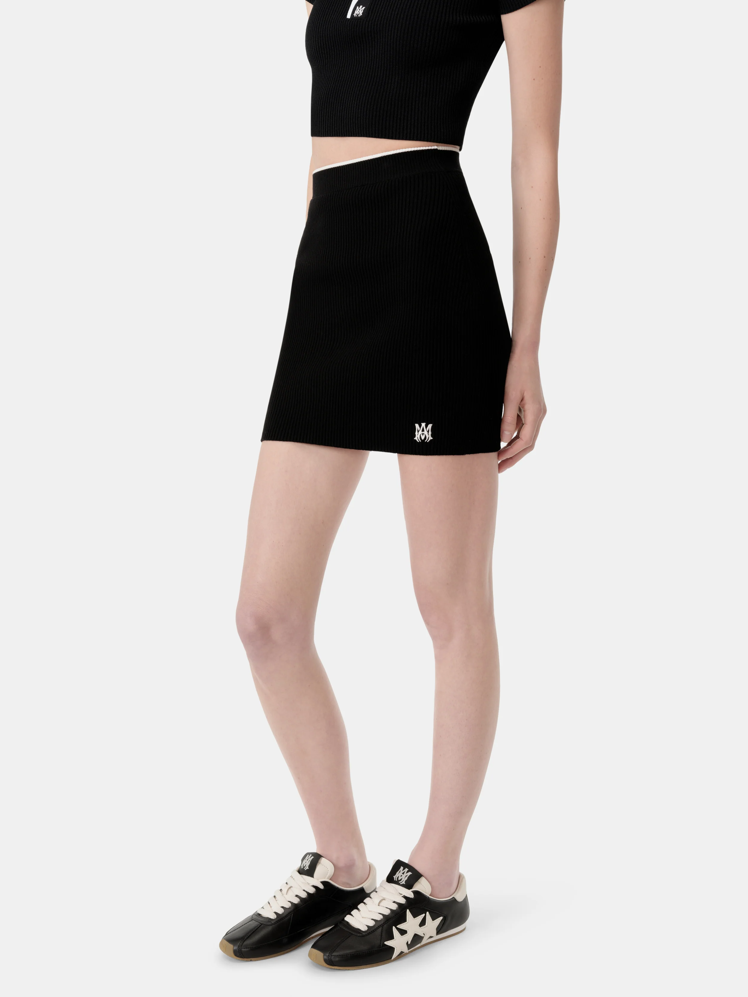 WOMEN - WOMEN'S MA MINI SKIRT - Black - Image 4