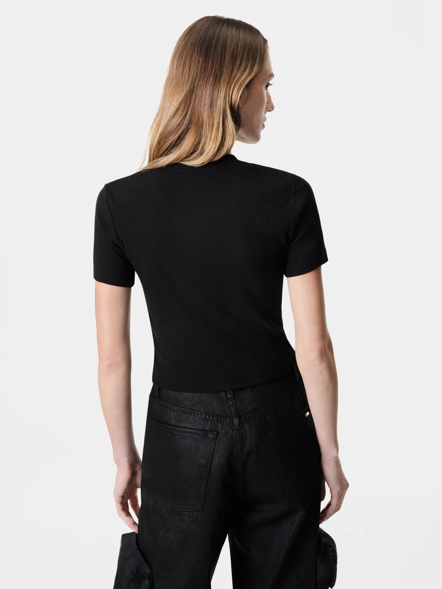 WOMEN - WOMEN'S MA QUAD BABY TEE - Black - Image 4