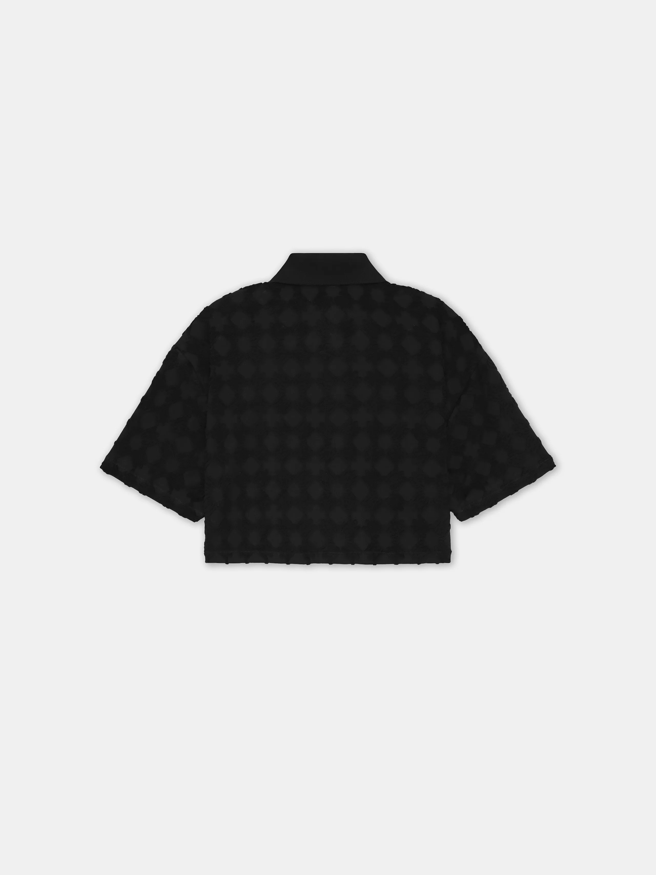 WOMEN - WOMEN'S MA QUAD TOWELING POLO - Black - Image 3