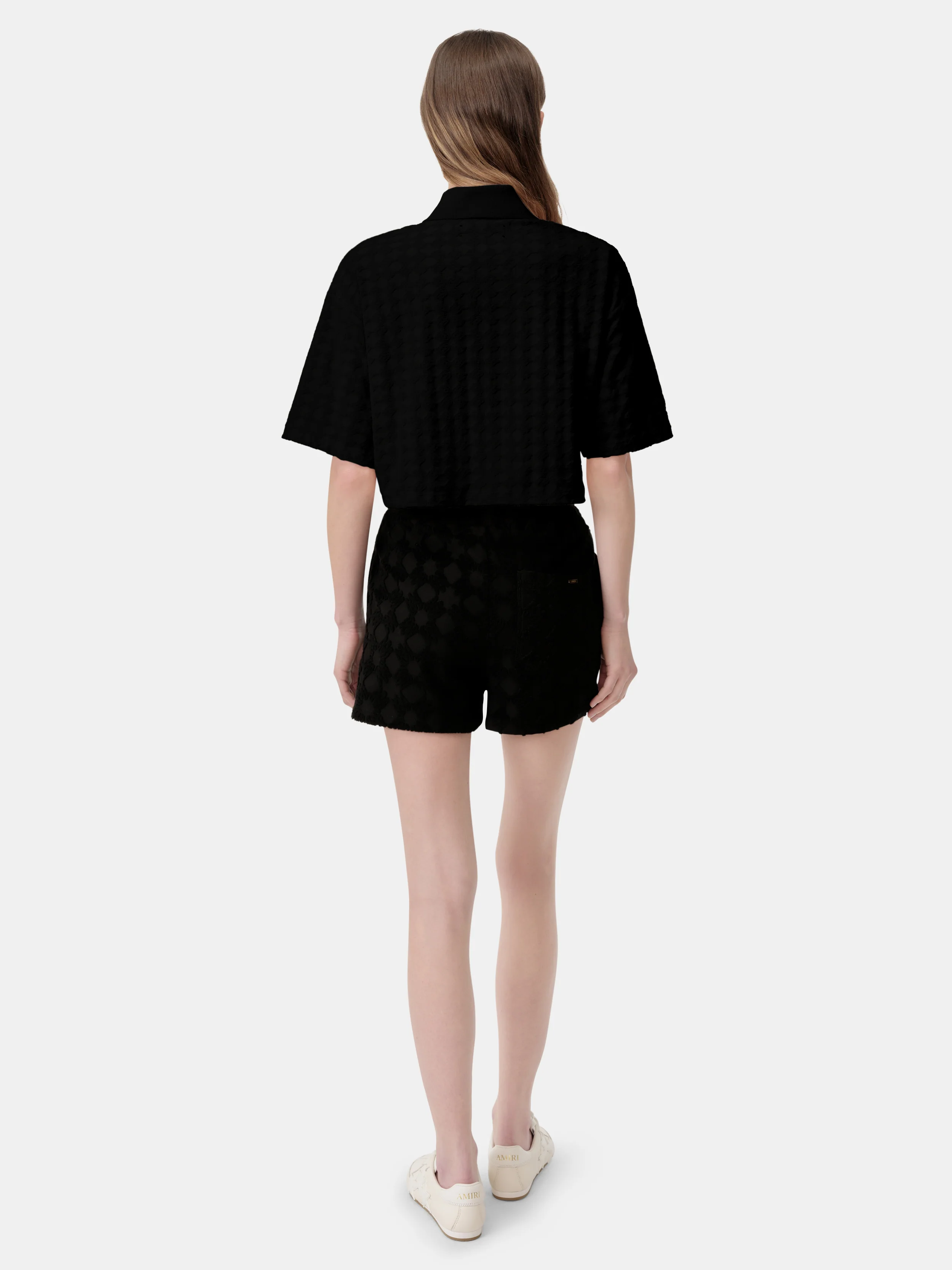 WOMEN - WOMEN'S MA QUAD TOWELING SHORT - Black - Image 5