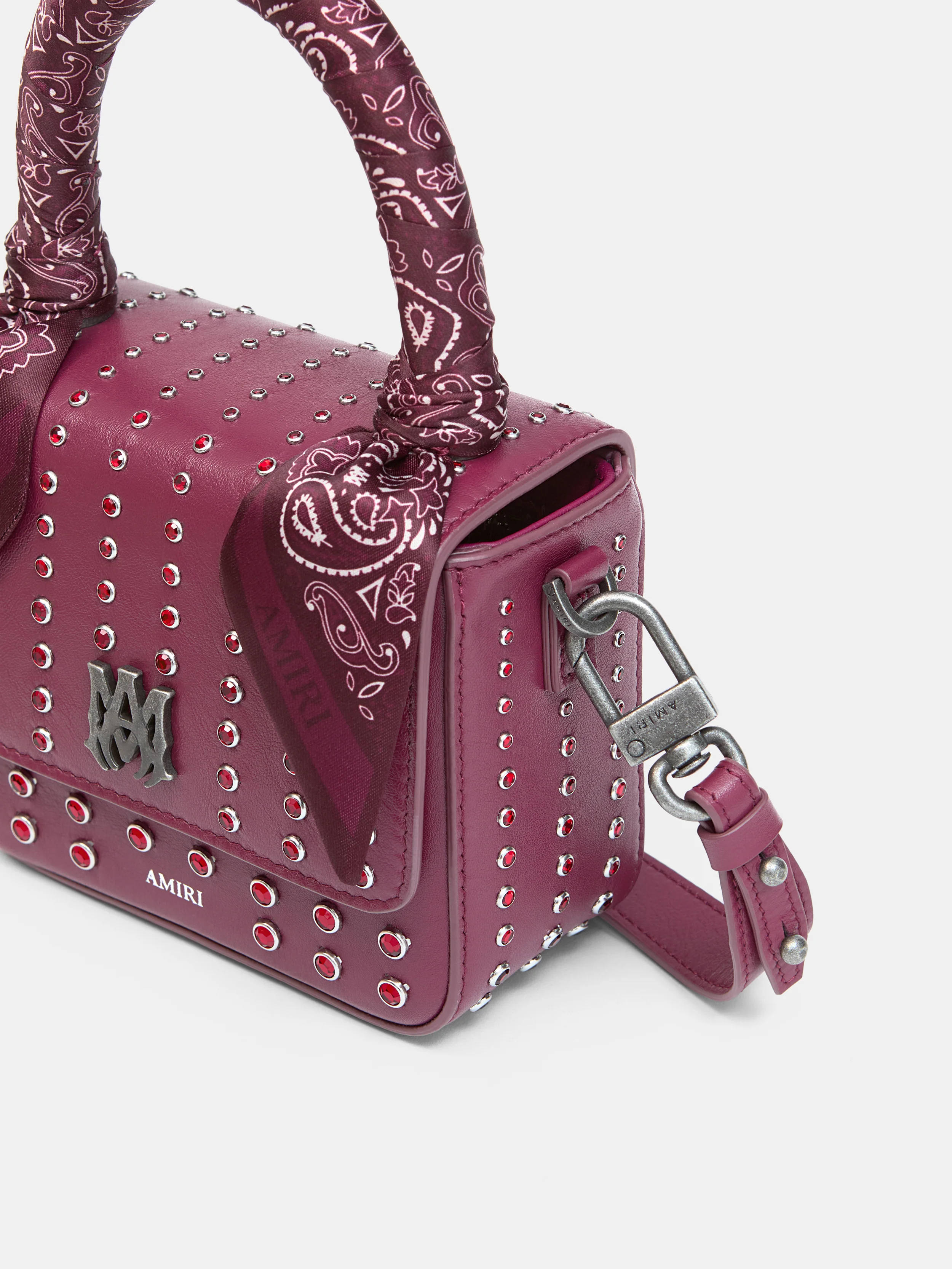 WOMEN - WOMEN'S MICRO MA STUD BAG - Aged Port - Image 4