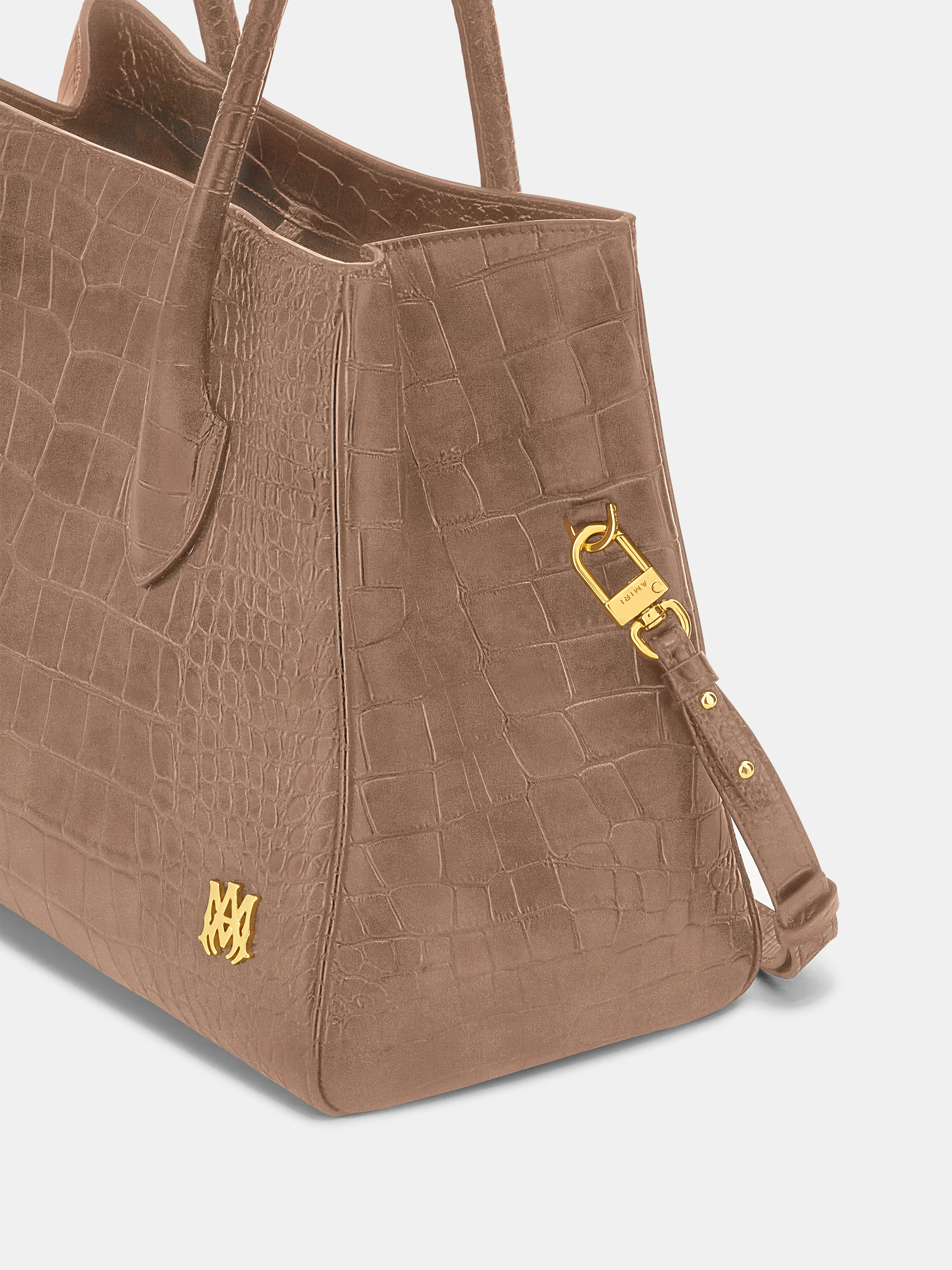 WOMEN - WOMEN'S SUEDE CROC HONEY 40 TOTE - Dark Brown - Image 4