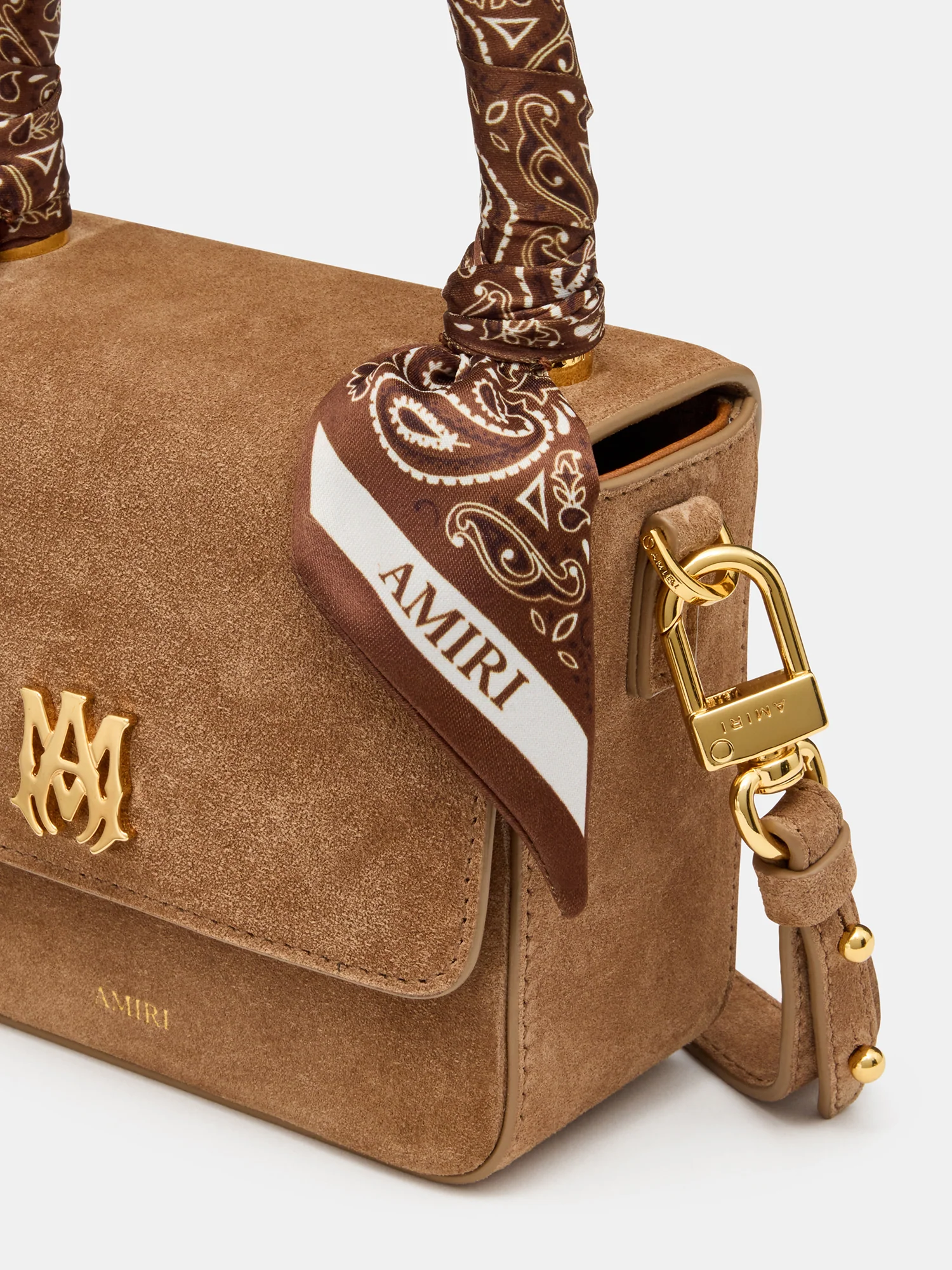WOMEN - WOMEN'S SUEDE MICRO MA BAG - DARK BROWN - Image 4