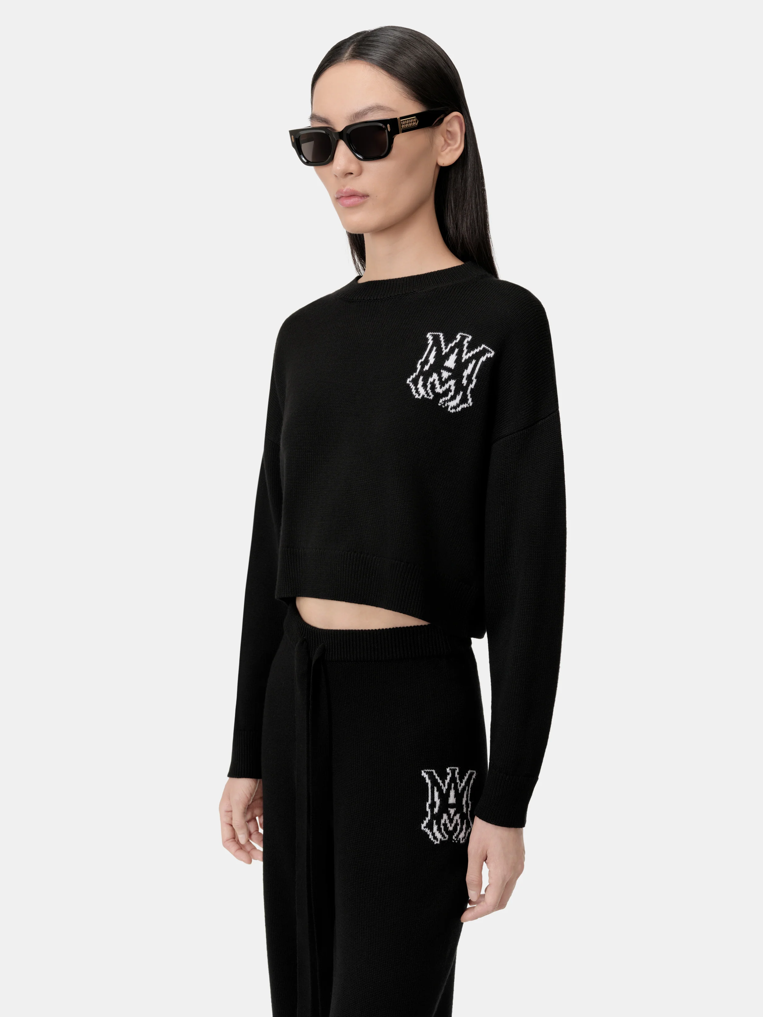 WOMEN - WOMEN'S WOMEN'S MA CREW - BLACK - Image 4
